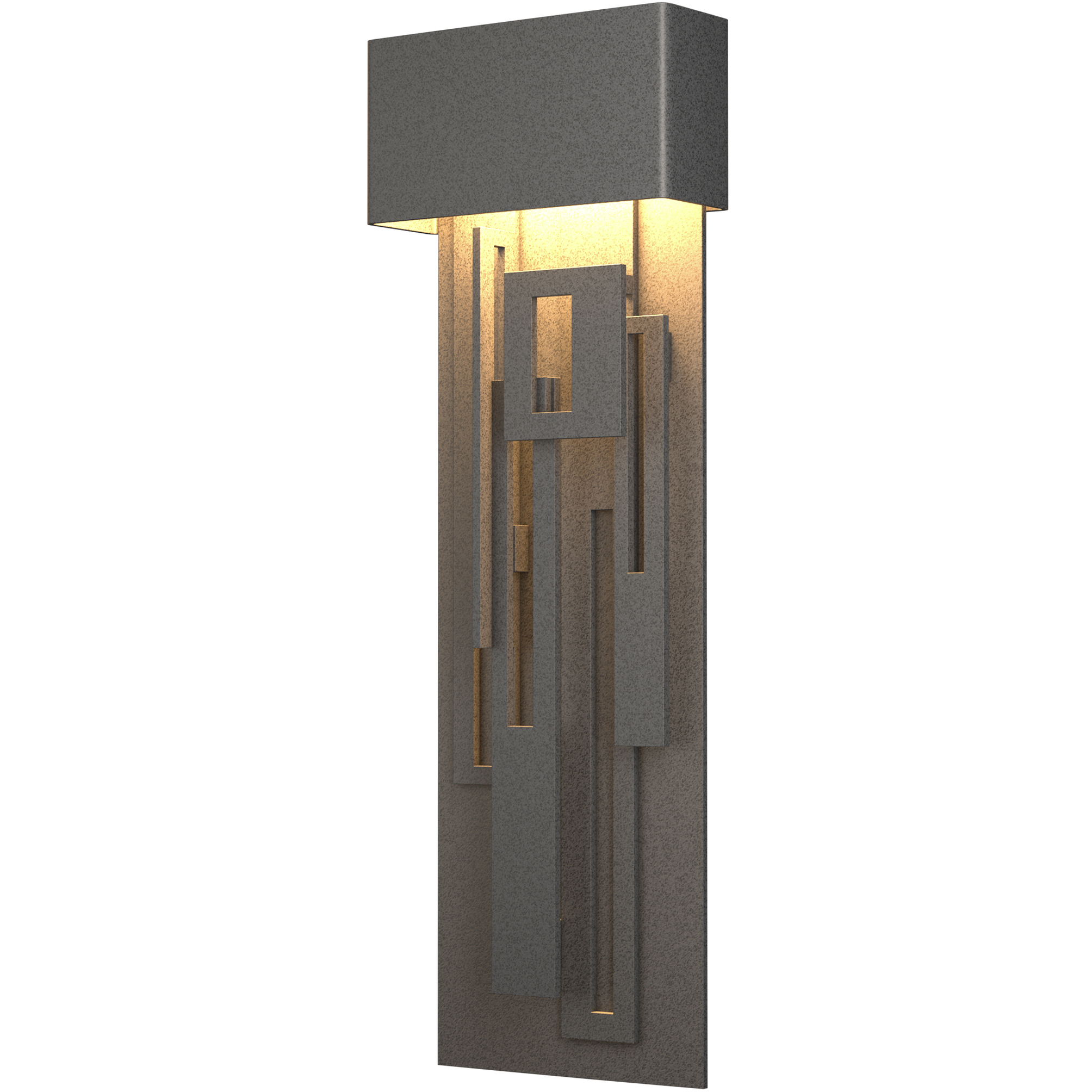 Collage LED 27.1 inch Coastal Natural Iron Outdoor Sconce, Large