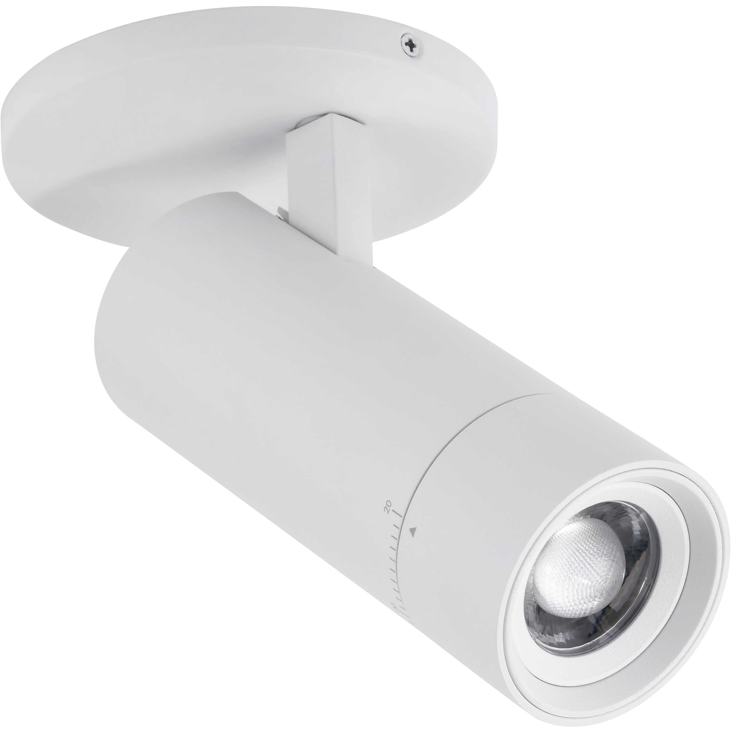 Brentwood LED 4.6 inch Matte White Flush Mount Ceiling Light