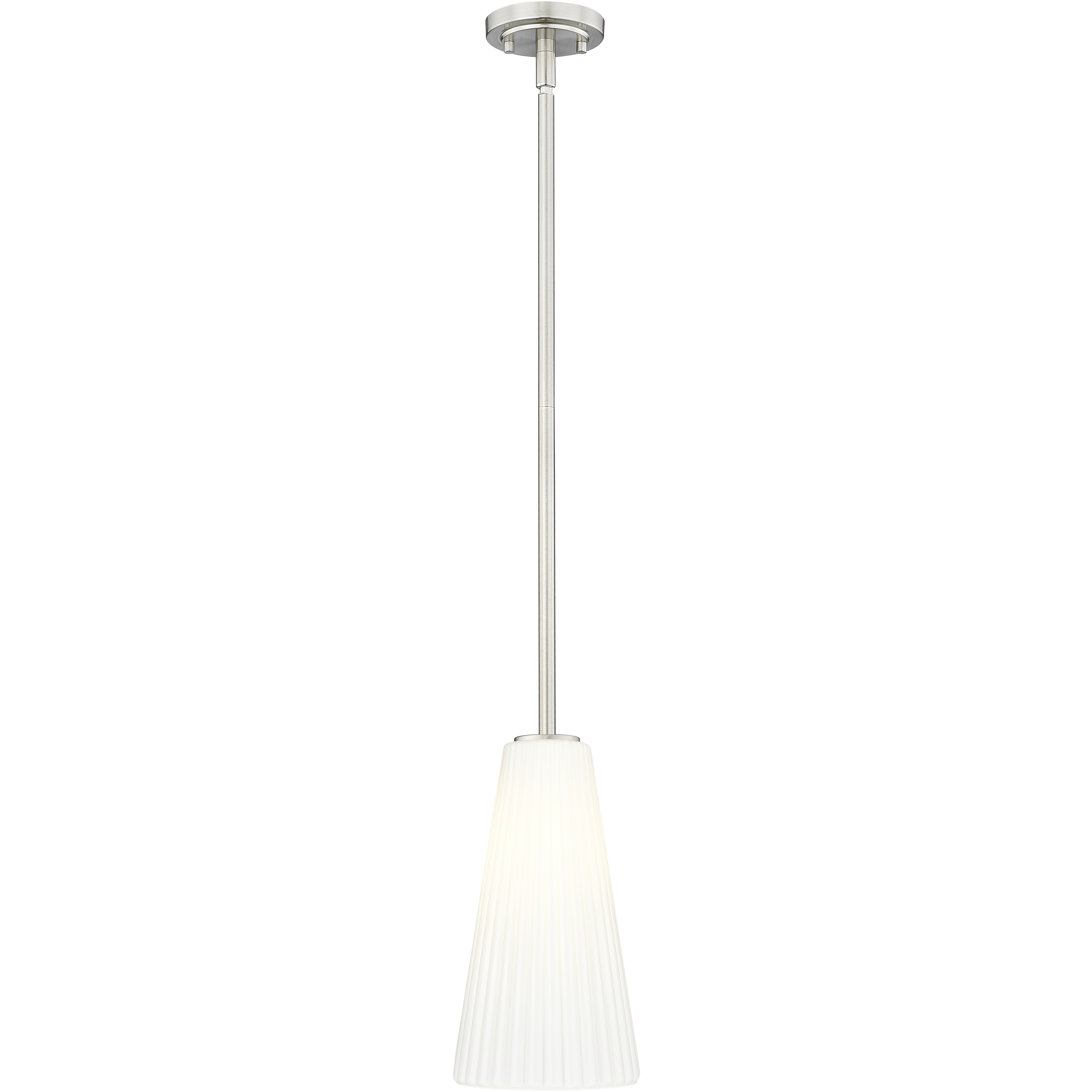 Farrell 1 Light 7.25 inch Brushed Nickel Pendant Ceiling Light