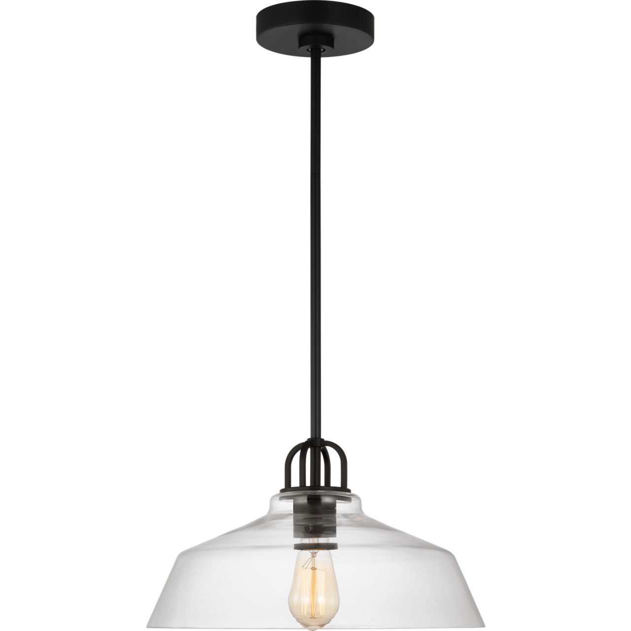 Drew & Jonathan Scott Payton 1 Light 15 inch Midnight Black Pendant Ceiling Light
