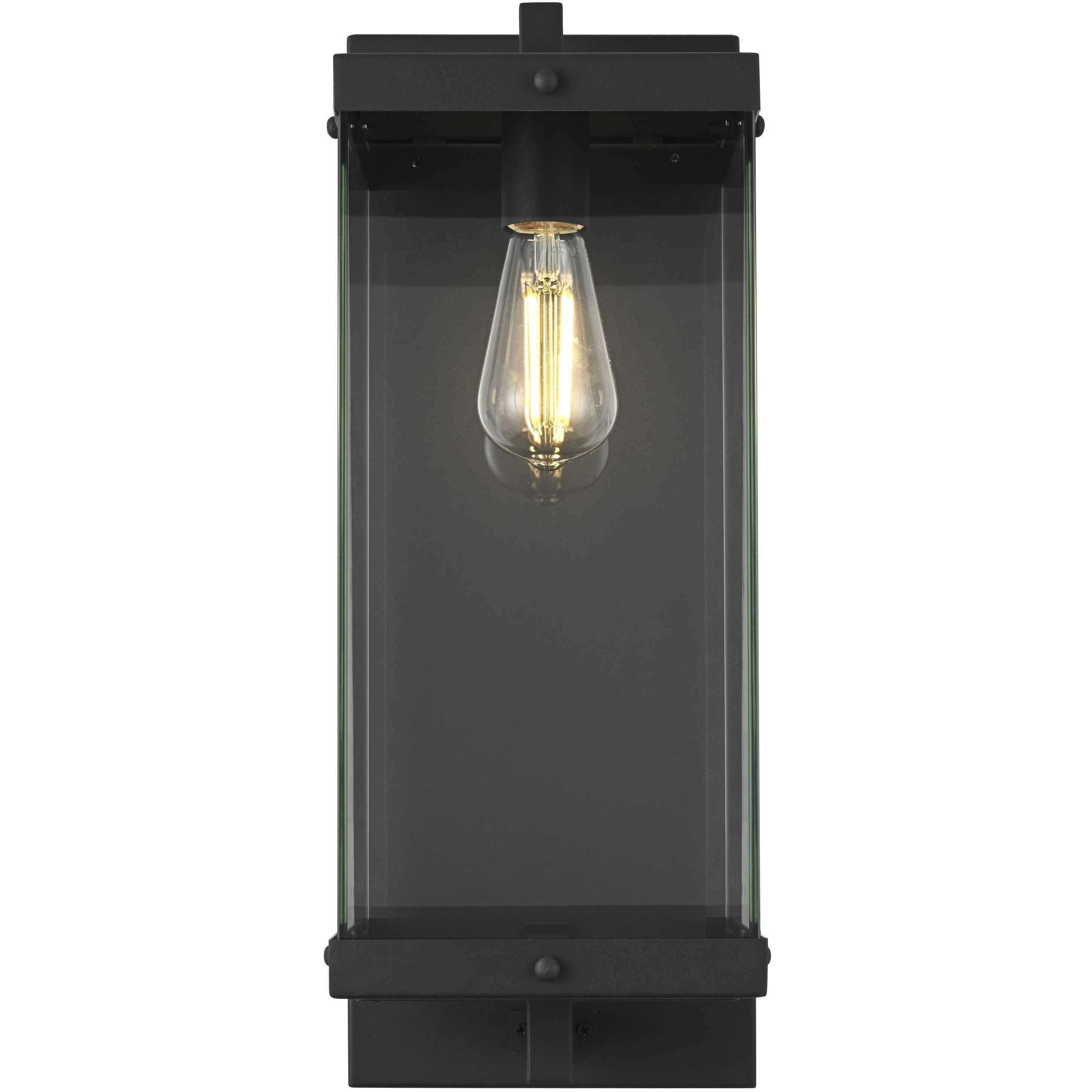 Julien 1 Light 21 inch Black Outdoor Wall Sconce