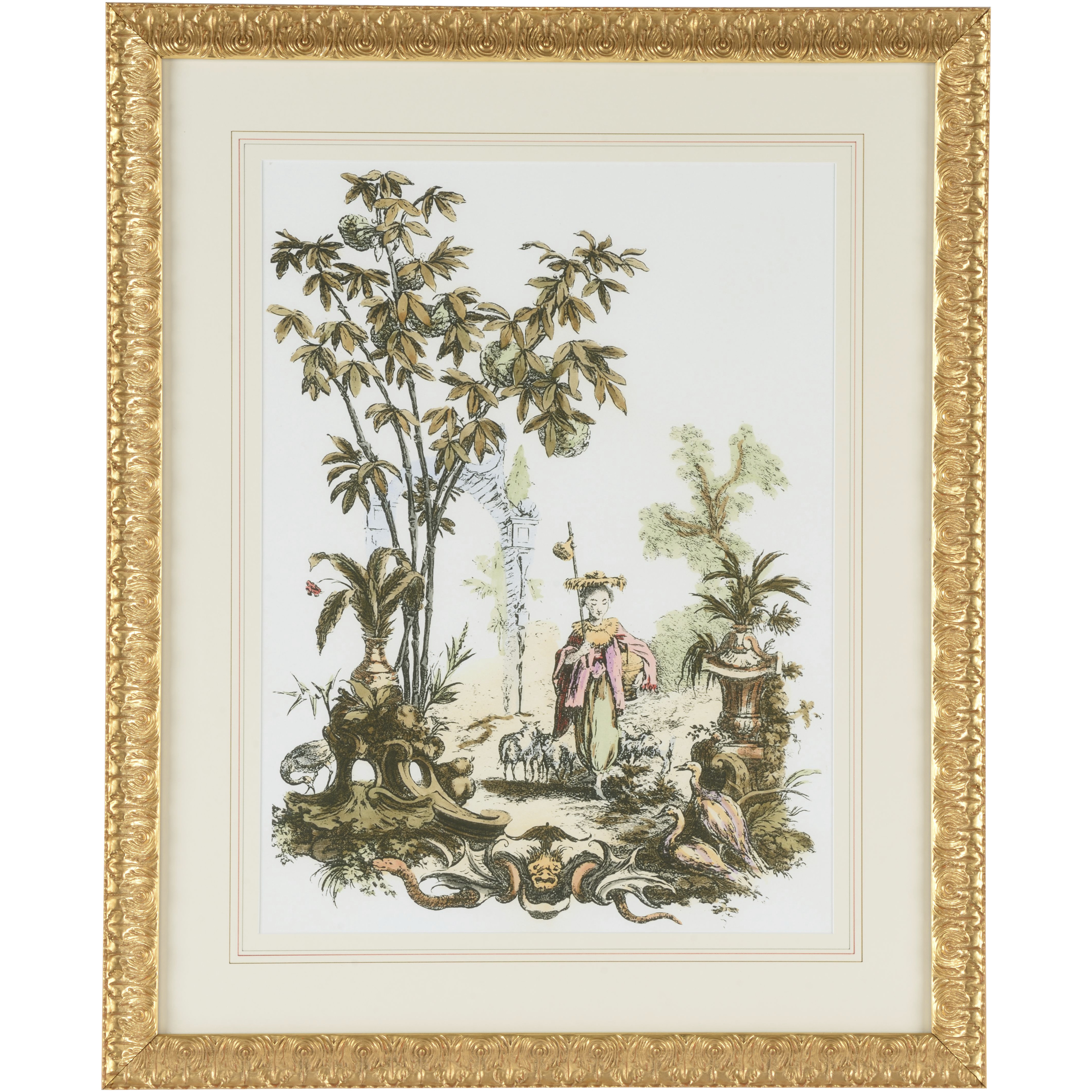 Asian Garden I 33 X 27 inch Print