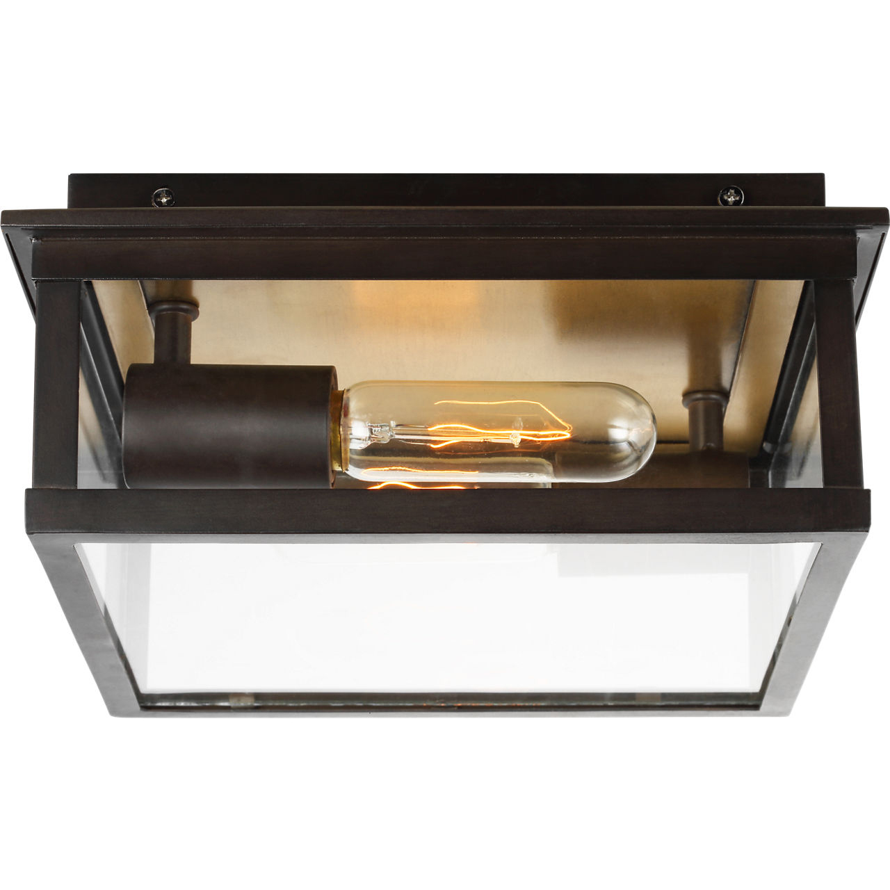 C&M by Chapman & Myers Freeport 2 Light 10.5 inch Heritage Copper Outdoor Flush Mount