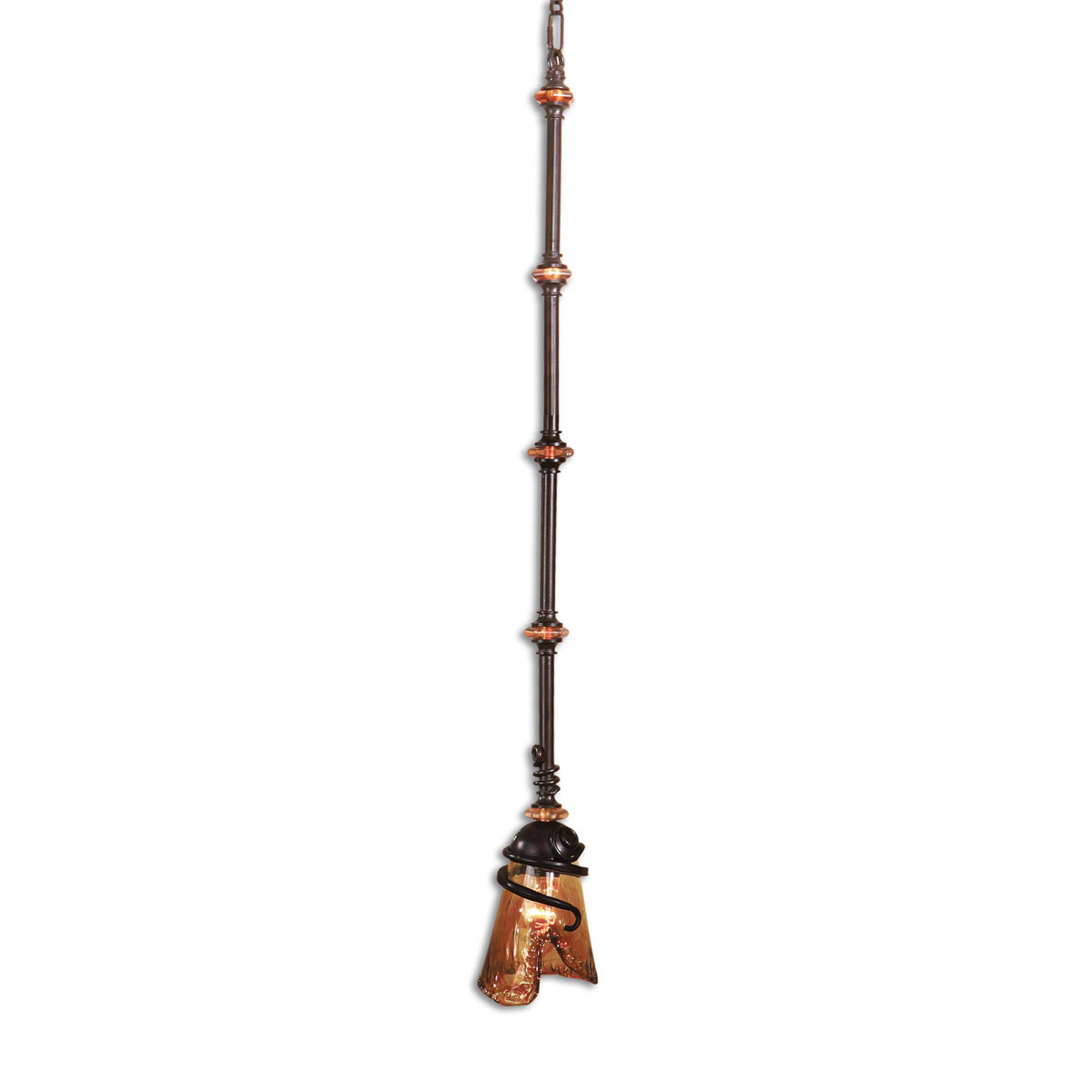 Vitalia 1 Light 5.88 inch Oil Rubbed Bronze Mini Pendant Ceiling Light