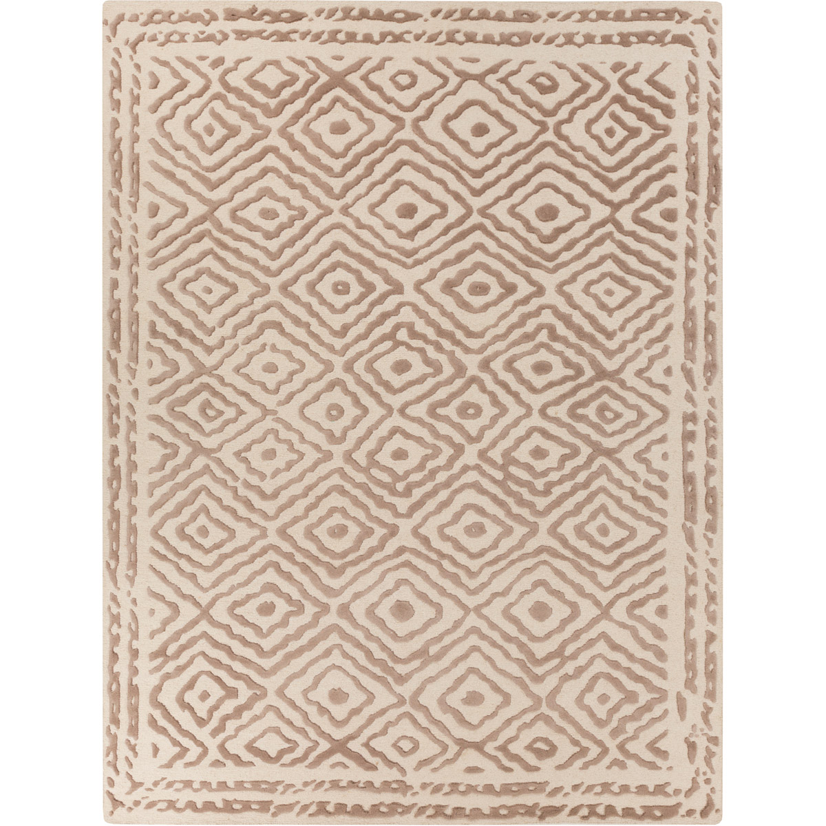 Atlas 63 X 39 inch Tan, Beige Rug