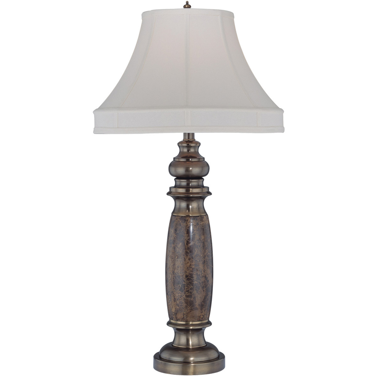 Holbrook 32.75 inch 25 watt Antique Brass Table Lamp Portable Light