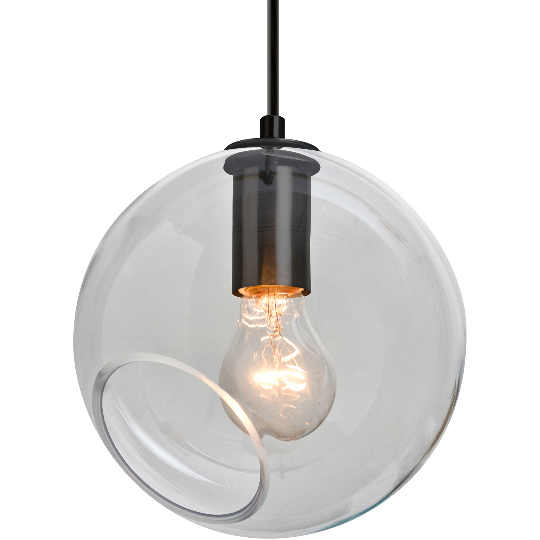 Maestro 8 1 Light Black Cord Pendant Ceiling Light