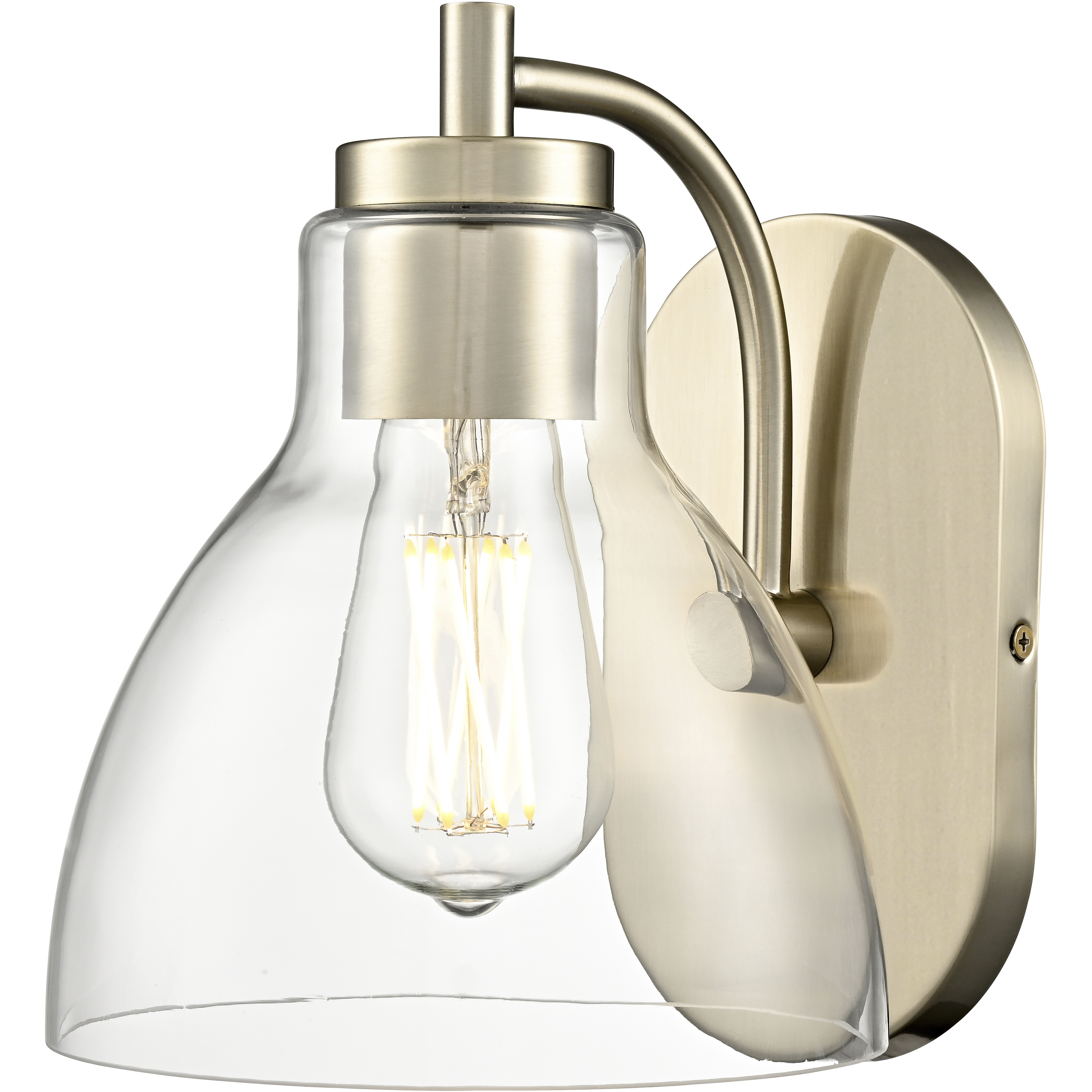 Knightsdale Wall Sconce Wall Light in Modern Gold
