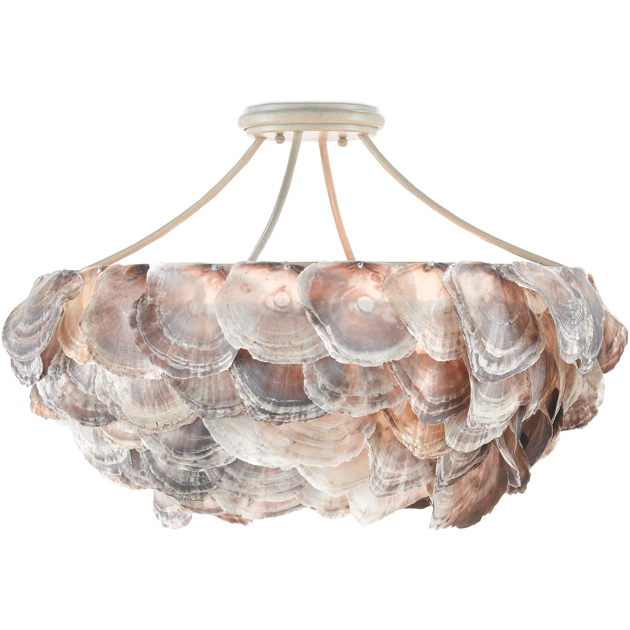 Seahouse 6 Light 22 inch Smokewood Chandelier Ceiling Light