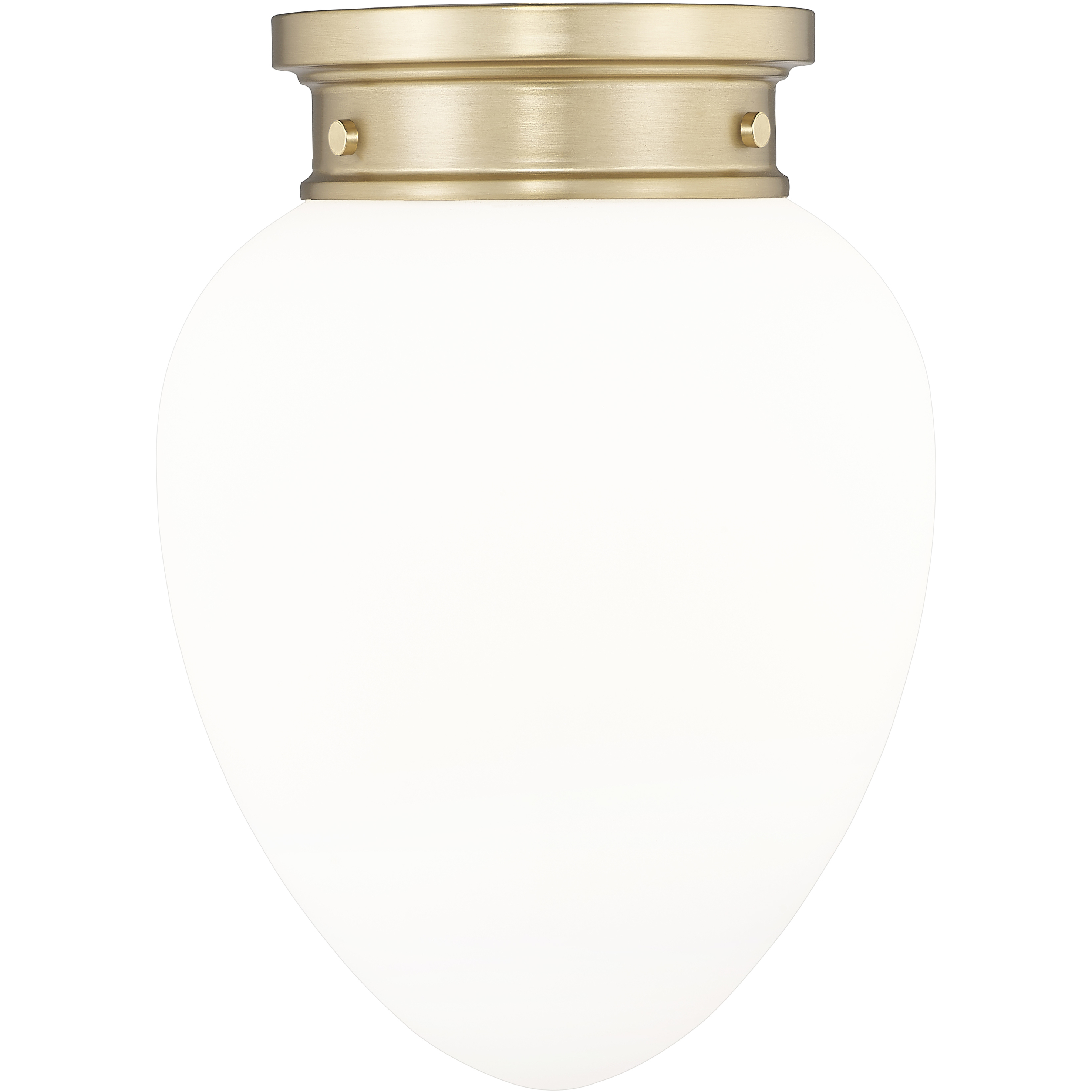 Gideon 1 Light 10 inch Modern Gold Flush Mount Ceiling Light