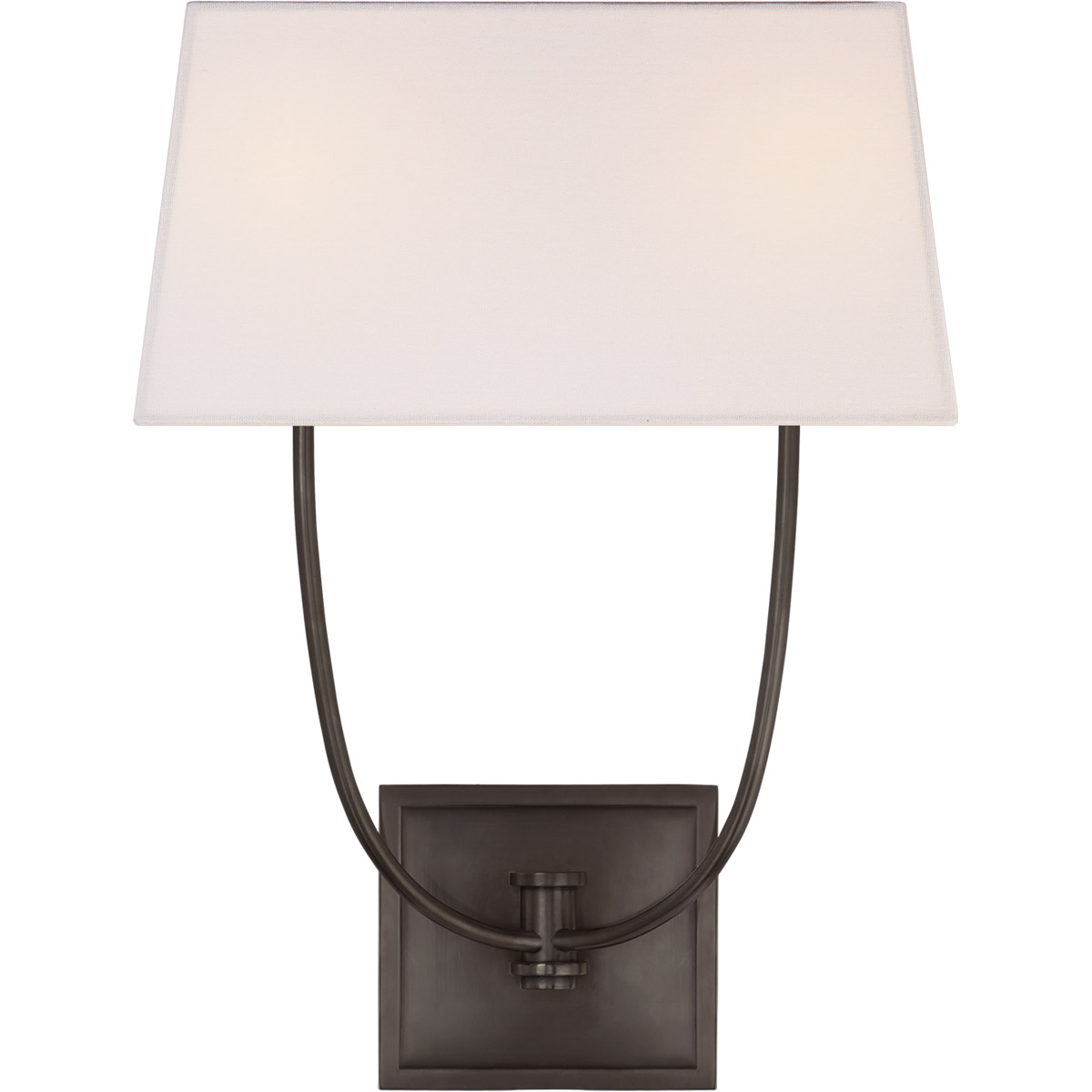 Chapman & Myers Venini 2 Light 13.5 inch Bronze Double Sconce Wall Light
