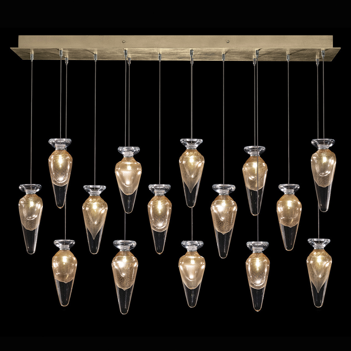 Essence 15 Light 49 inch Gold Pendant Ceiling Light