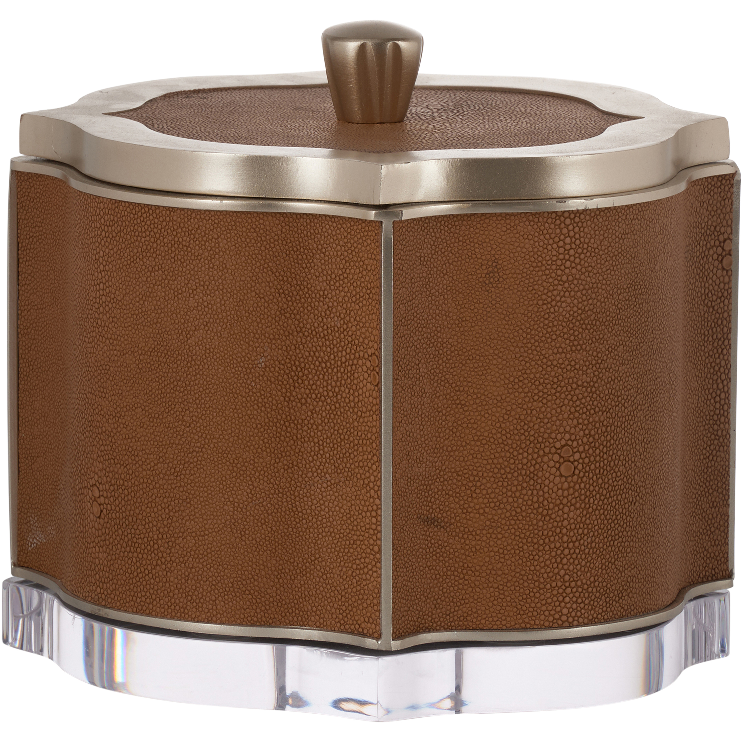 Shagreen 8.5 inch Brown Box