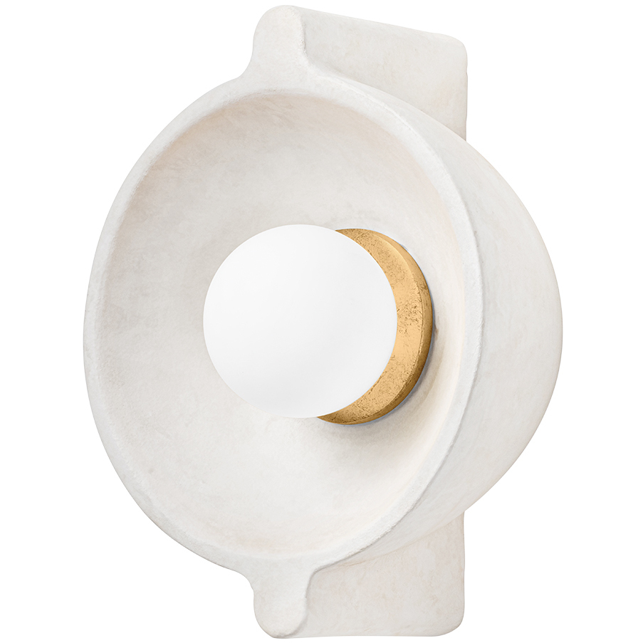 Modesto 1 Light 8 inch Vintage Gold Leaf Wall Sconce Wall Light