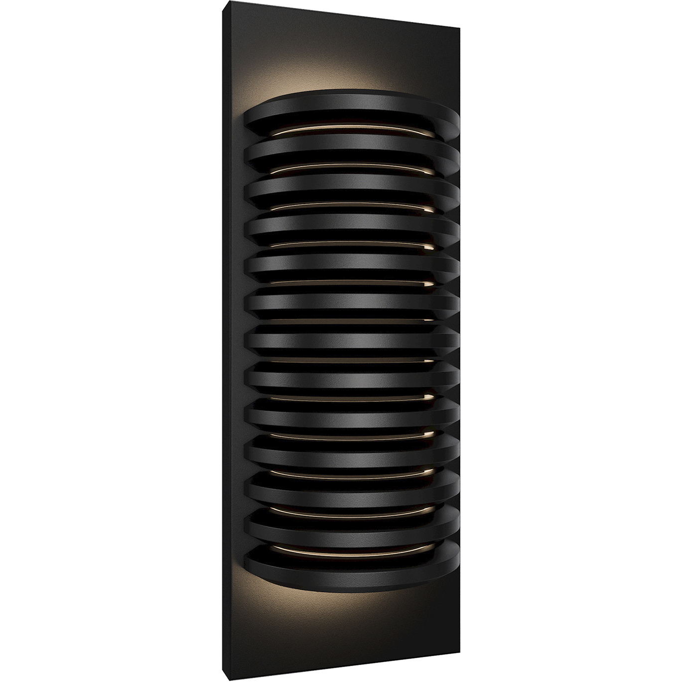 Loome LED 16 inch Black Outdoor Wall Light, dweLED