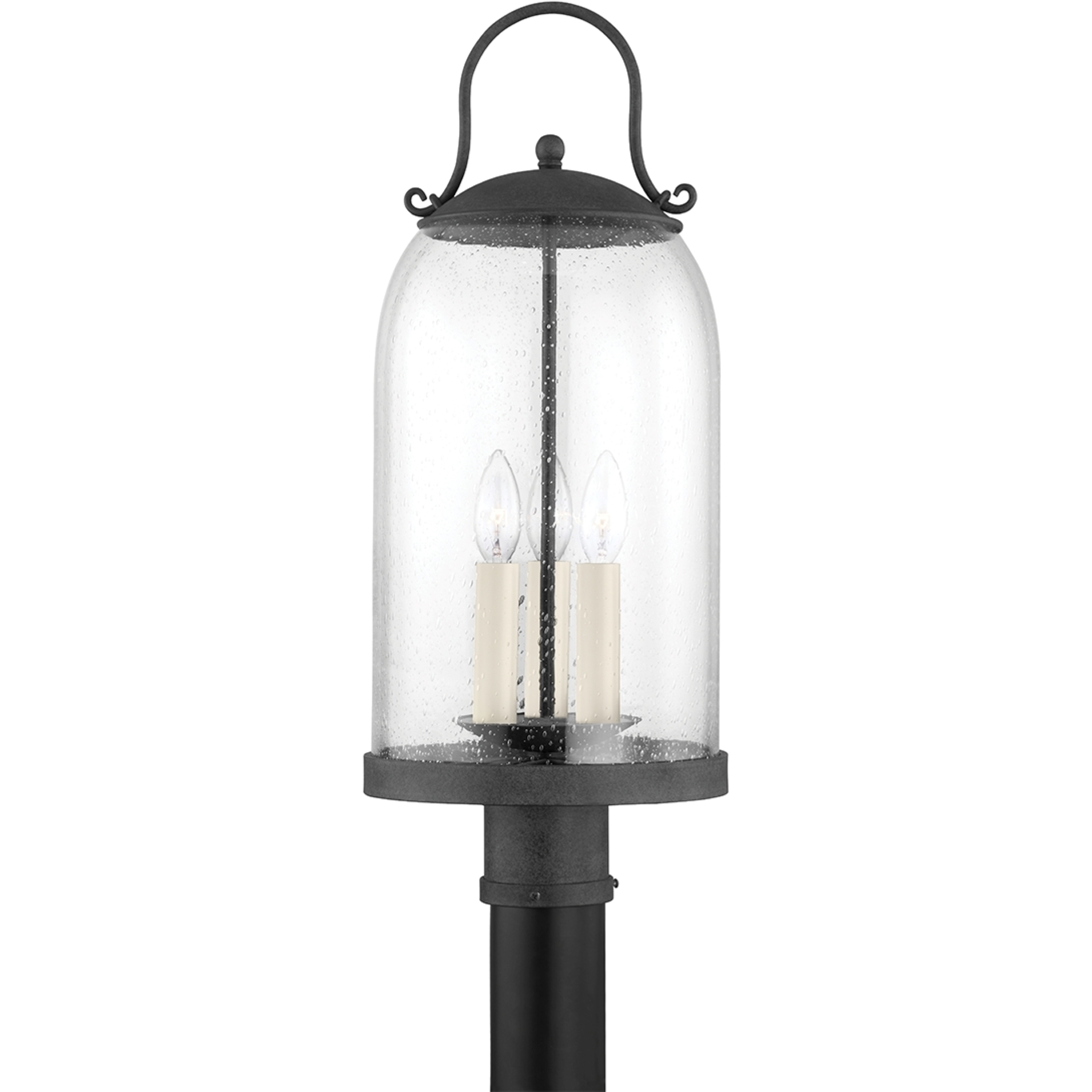 Napa County 1 Light 24 inch French Iron Post