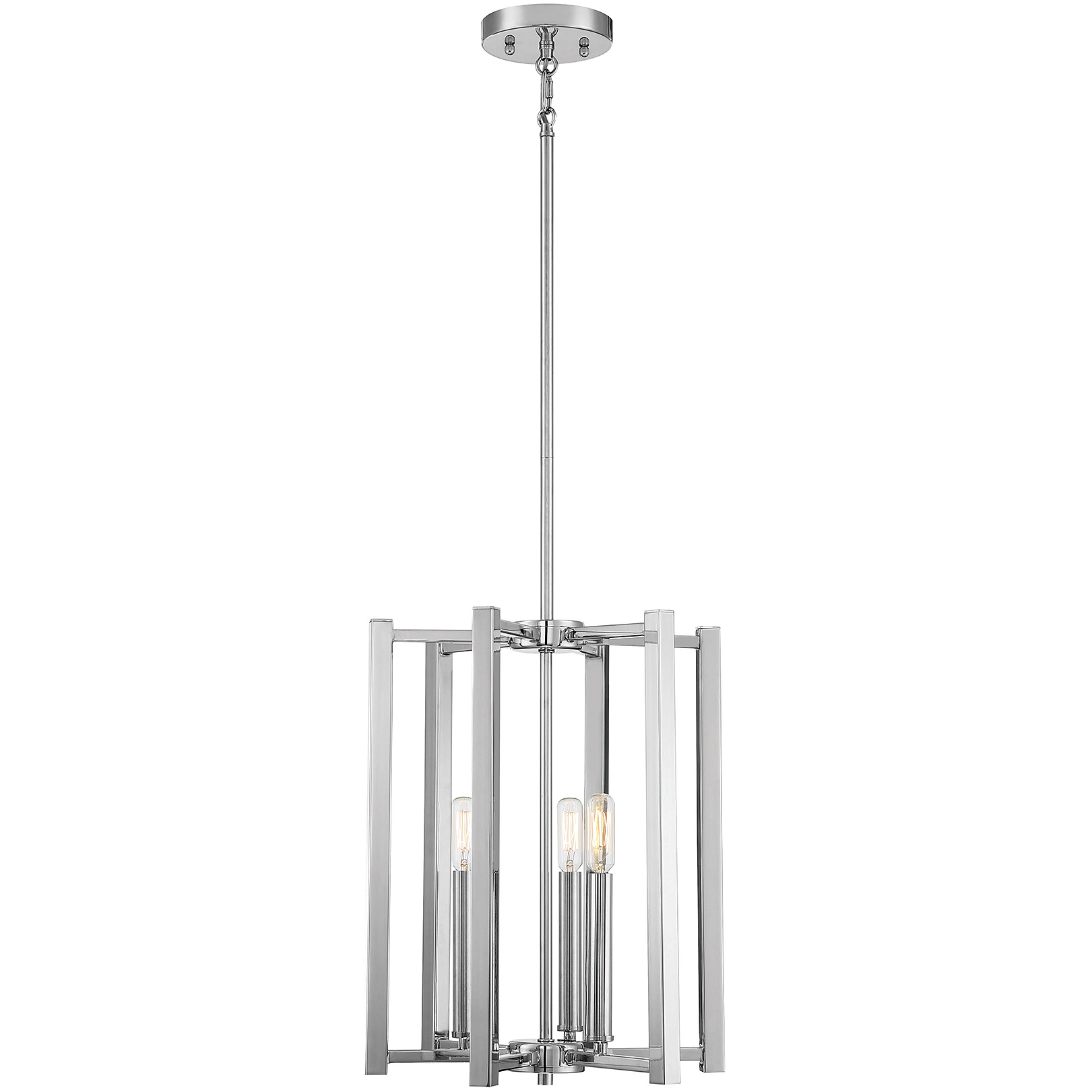 Benson 3 Light 13 inch Polished Nickel Pendant Ceiling Light, Essentials
