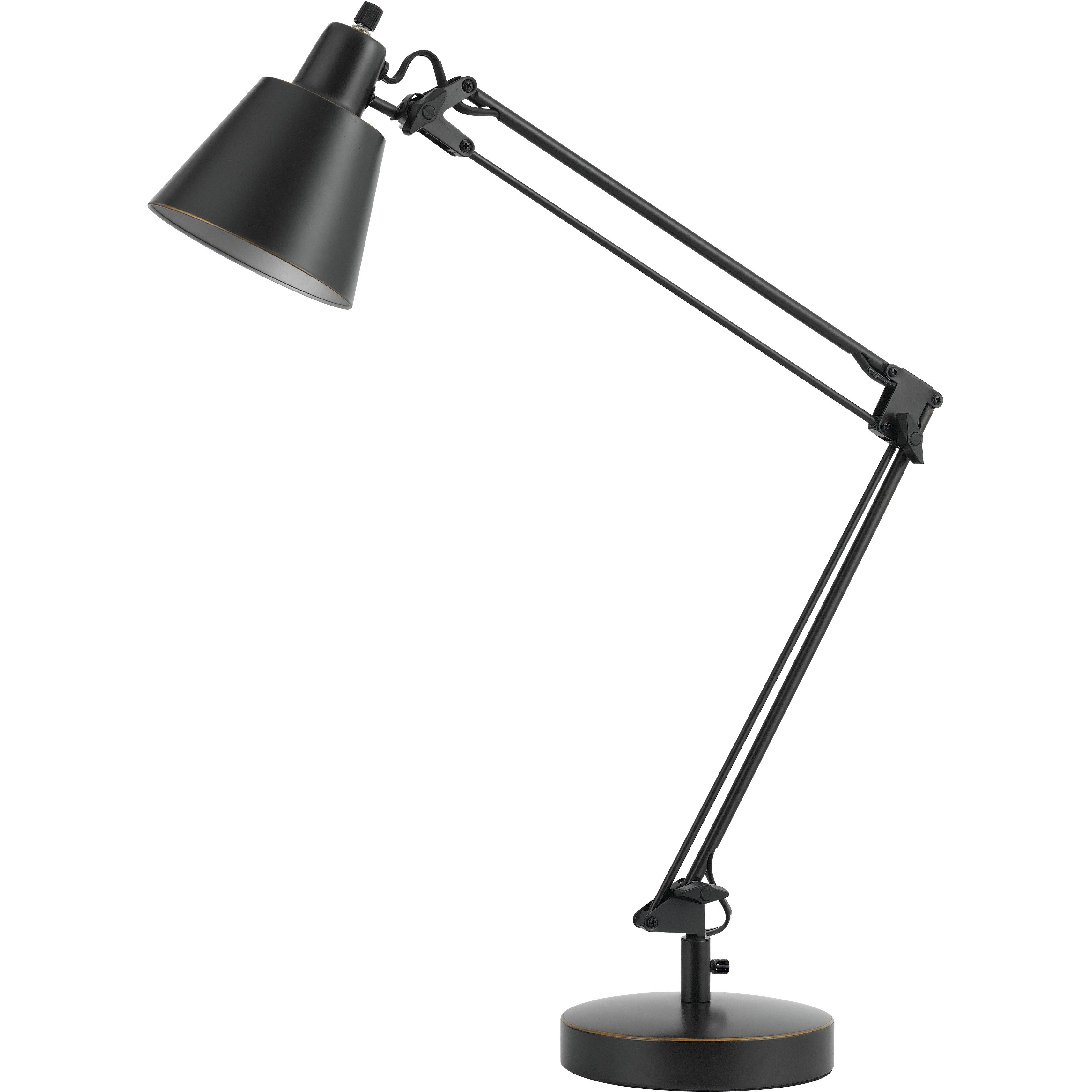 Udbina 27 inch 60 watt Dark Bronze Table Lamp Portable Light, Adjustable Arms