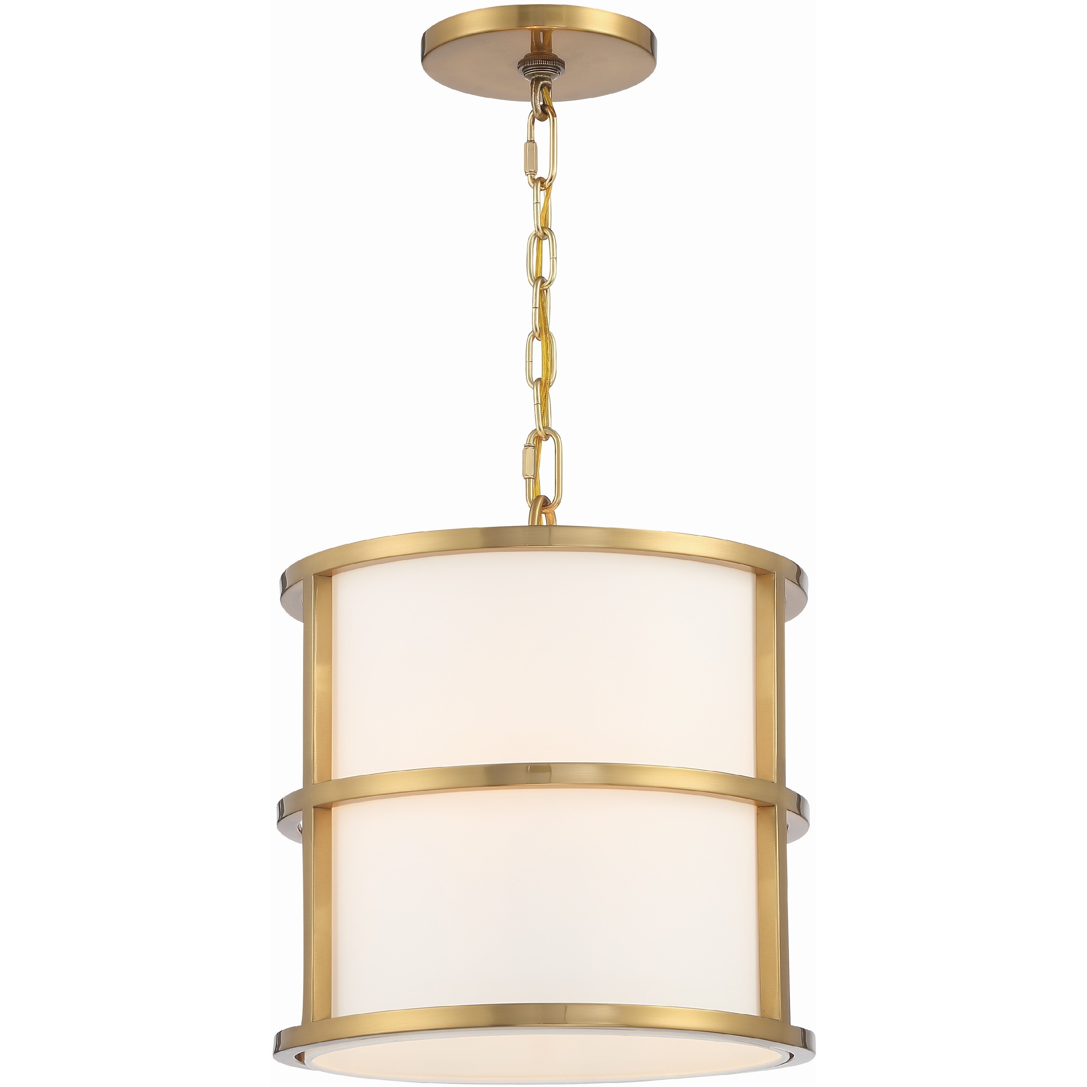 Hulton 3 Light 13 inch Luxe Gold Pendant Ceiling Light