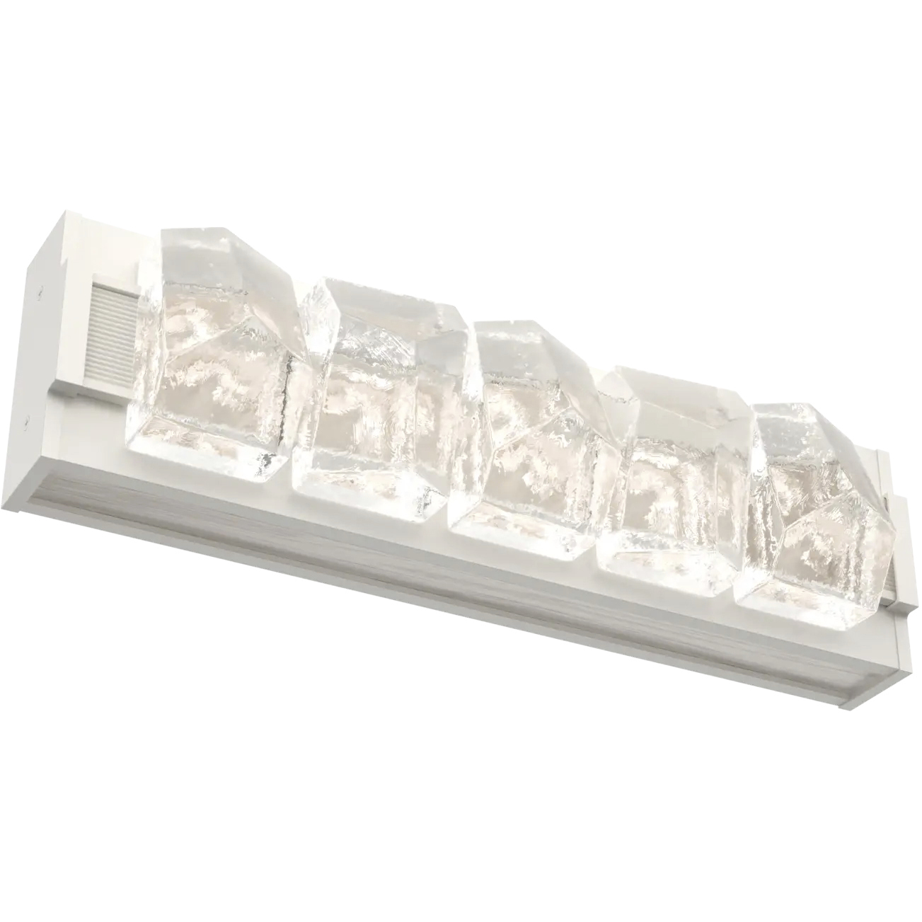Tessera LED 18.5 inch Salt White with Dark Oak Vanity Light Wall Light