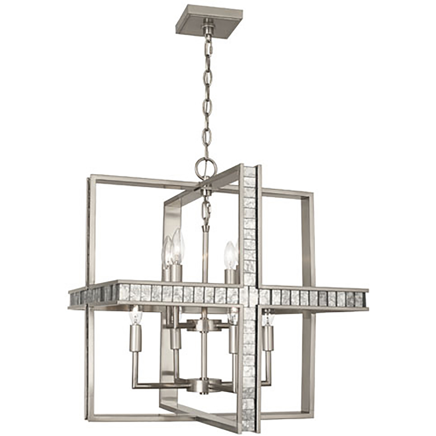 Diana 8 Light 20 inch Antique Silver Pendant Ceiling Light
