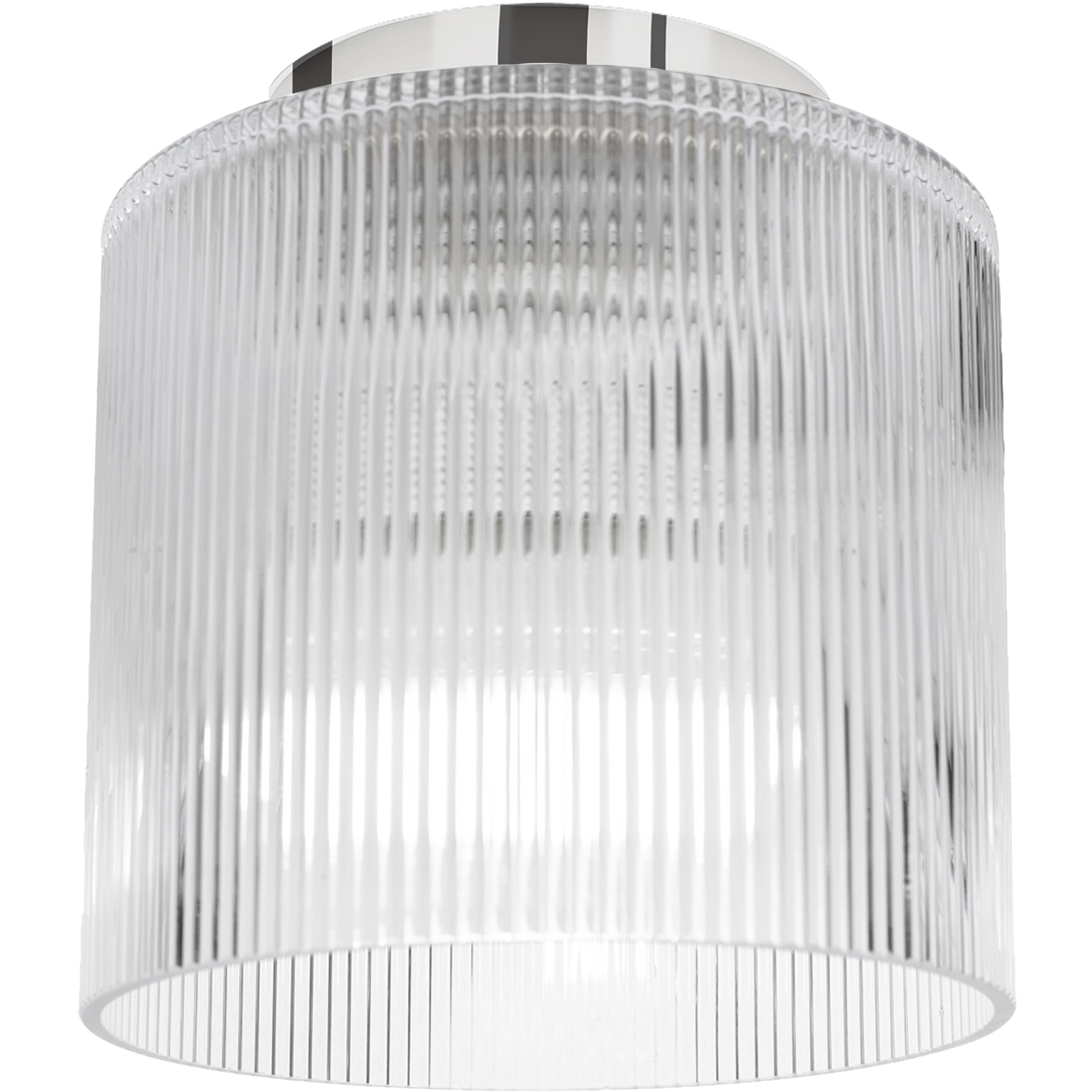 Nadine 1 Light 7 inch Polished Chrome Flush Mount Ceiling Light