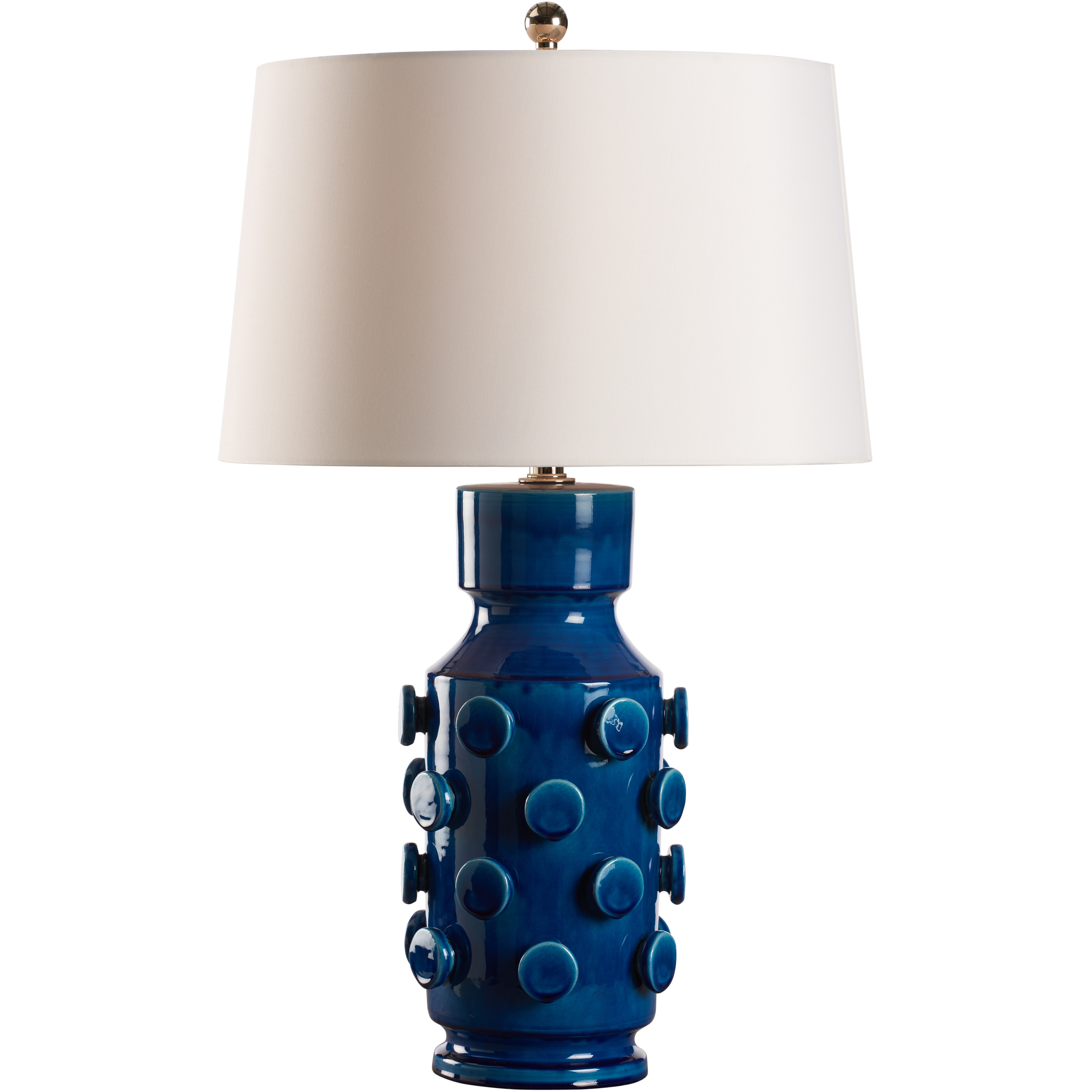 Ungaro 21.5 inch 100.00 watt Blue Table Lamp Portable Light