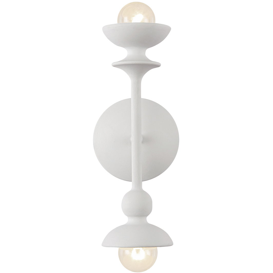 Cadence 2 Light 4.5 inch Antique White Wall/Vanity Light Wall Light