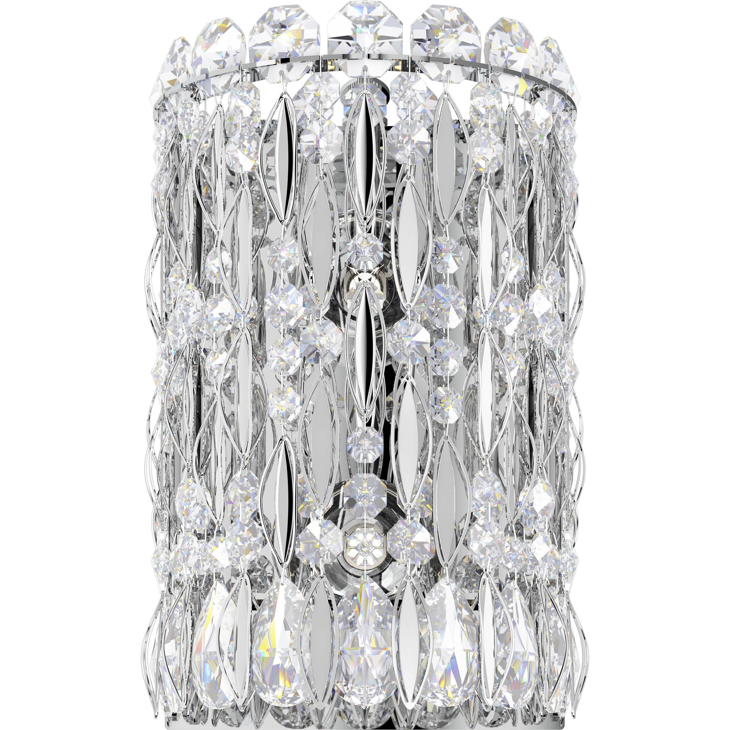 Sarella 2 Light 7 inch Polished Stainless Steel Bath Vanity & Wall Light in Heritage
