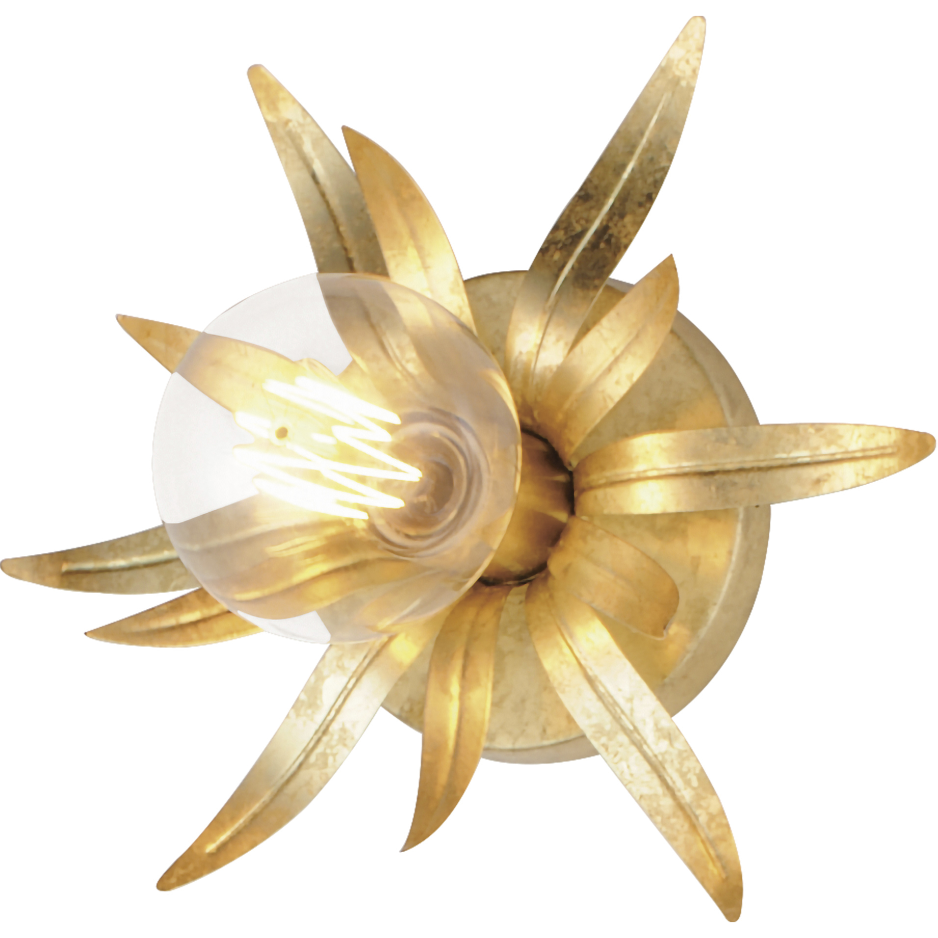 Paloma 1 Light 10 inch Gold Leaf ADA Wall Sconce Wall Light