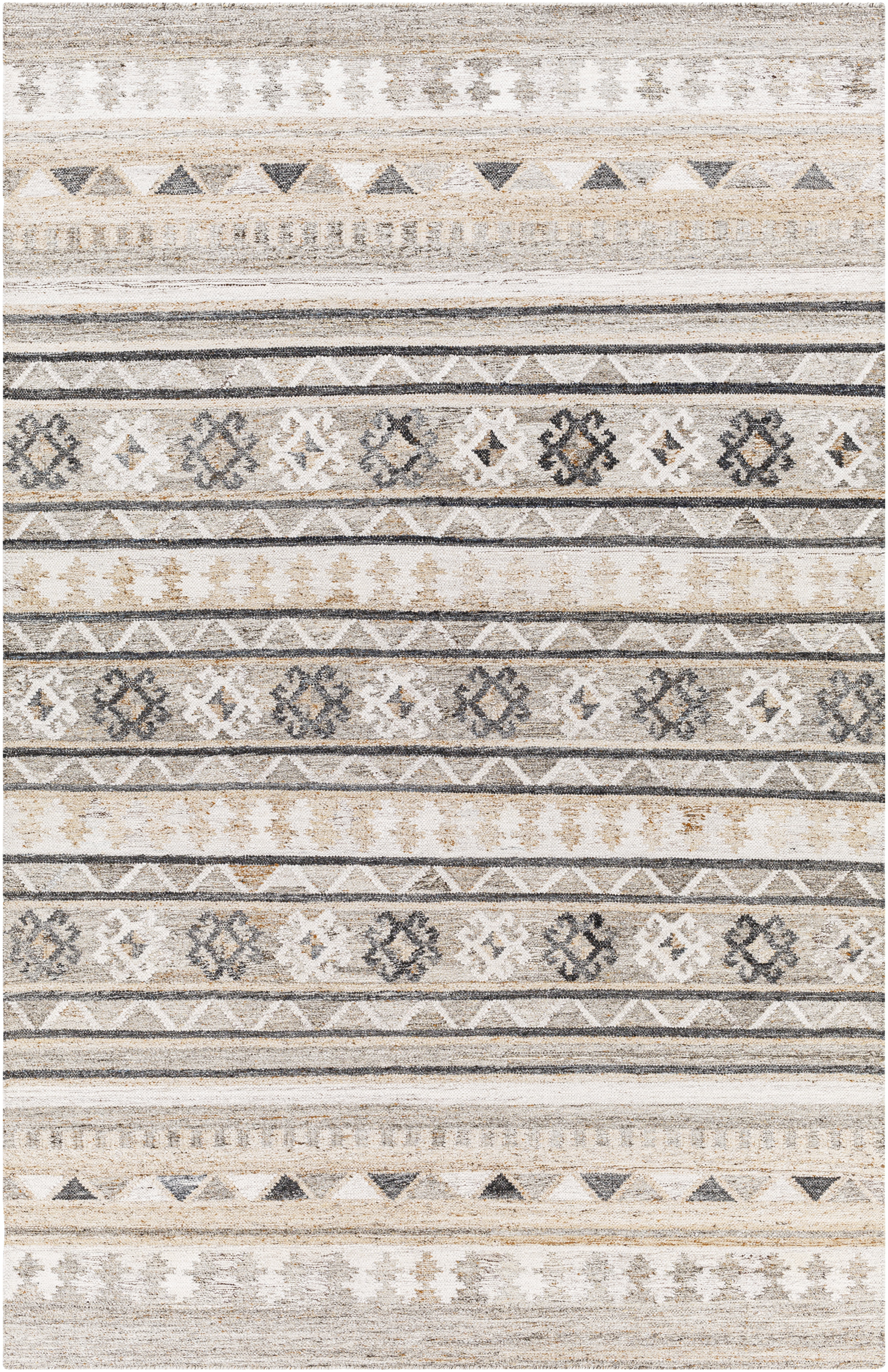 Alyssa 36 X 24 inch Light Grey Rug, Rectangle