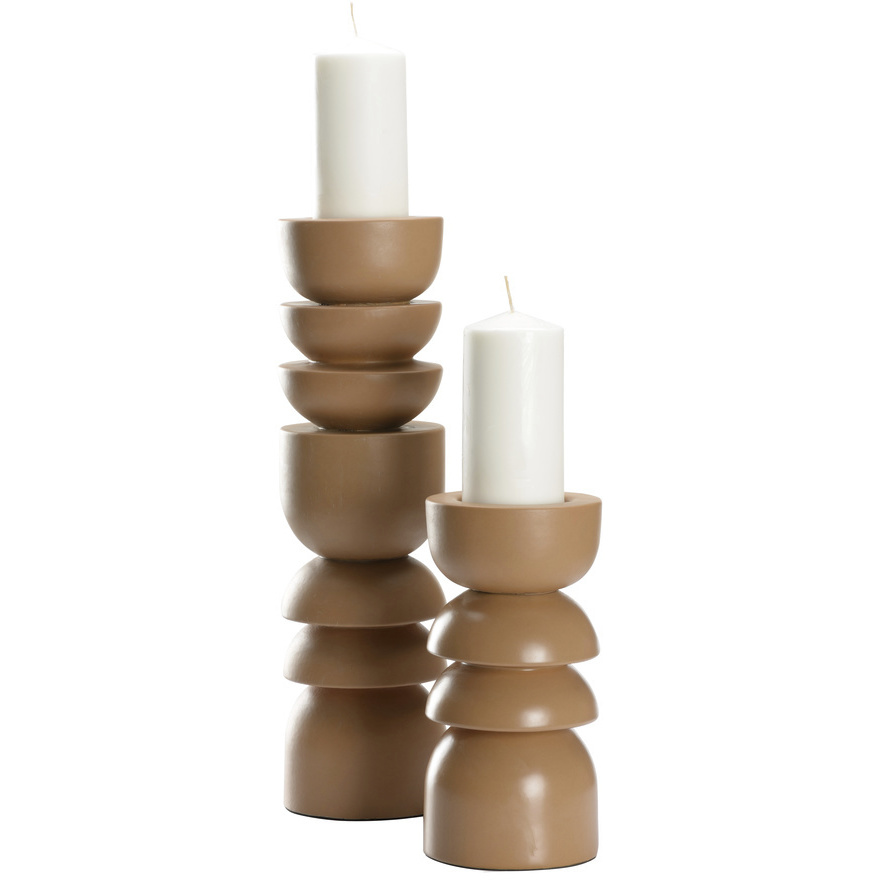 Totem 17.75 X 5 inch Candleholders, Set of 2