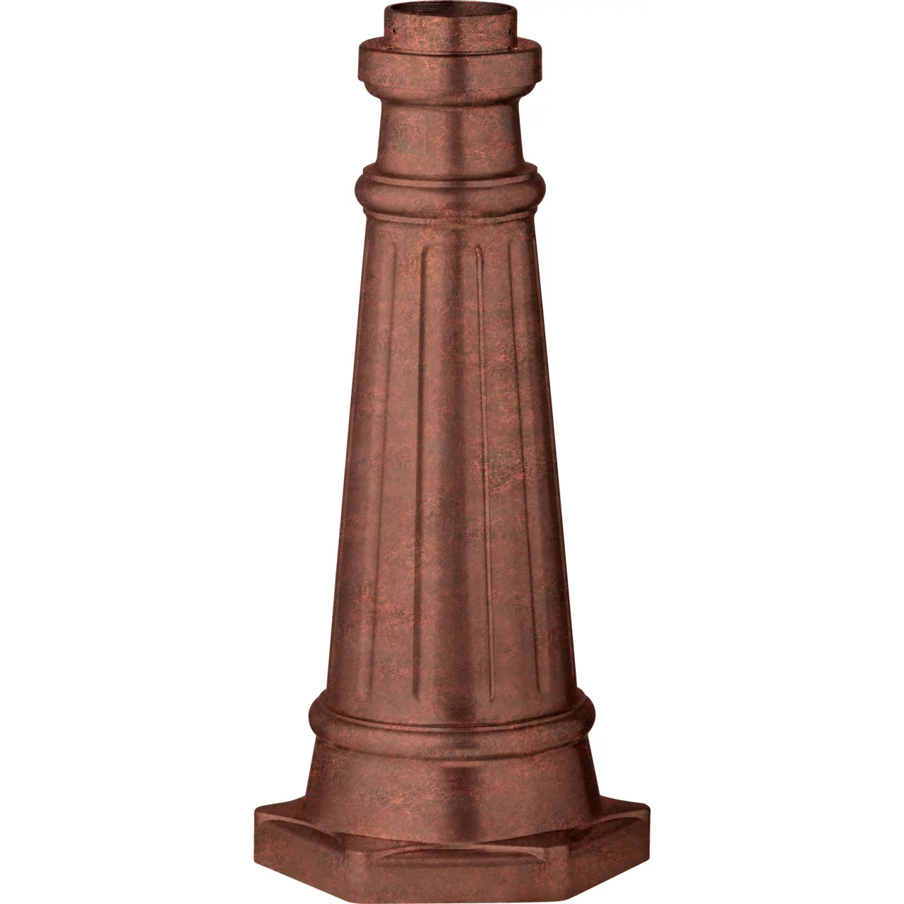 Outdoor Post Base 19.5 inch Copper Oxide Outdoor Post Base