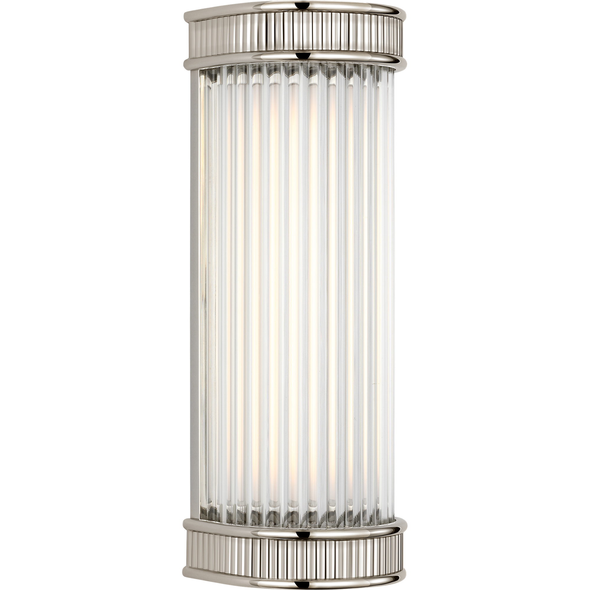 Marie Flanigan Menil LED 4.25 inch Polished Nickel Linear Bath Sconce Wall Light