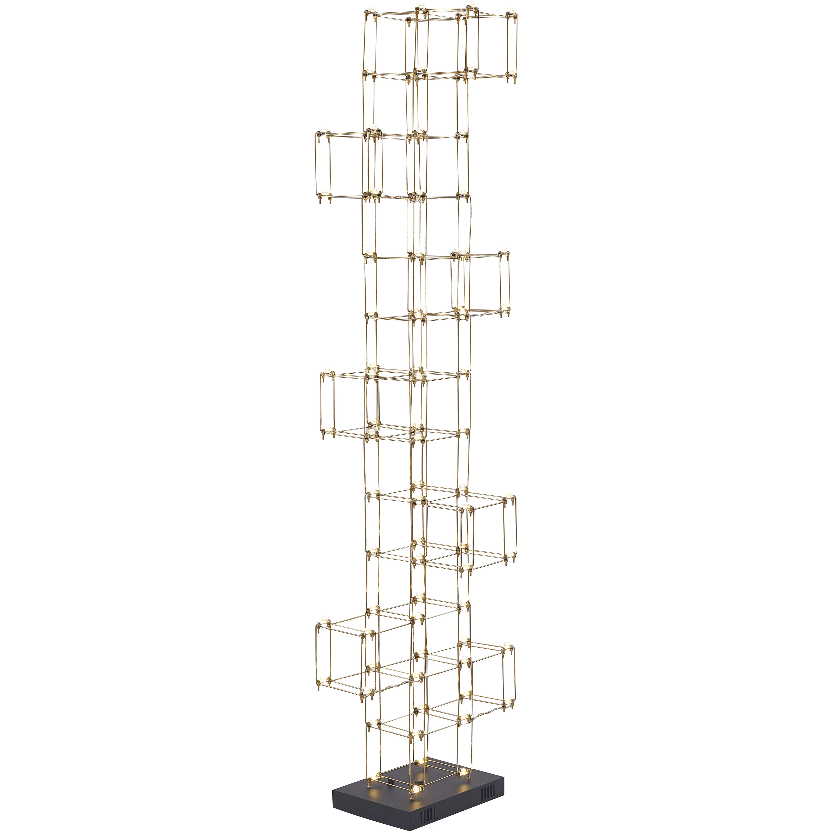 Canada 65 inch 0.30 watt Gold Floor Lamp Portable Light