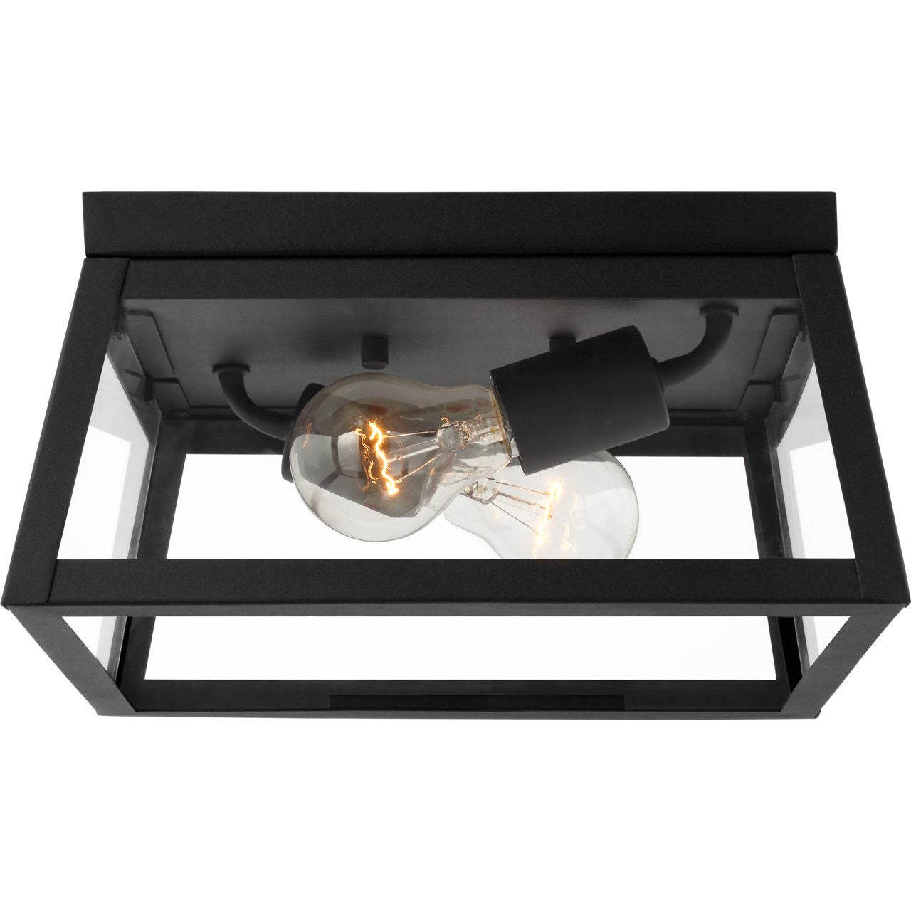 Founders 2 Light 11.5 inch Antique Bronze Outdoor Flush Mount