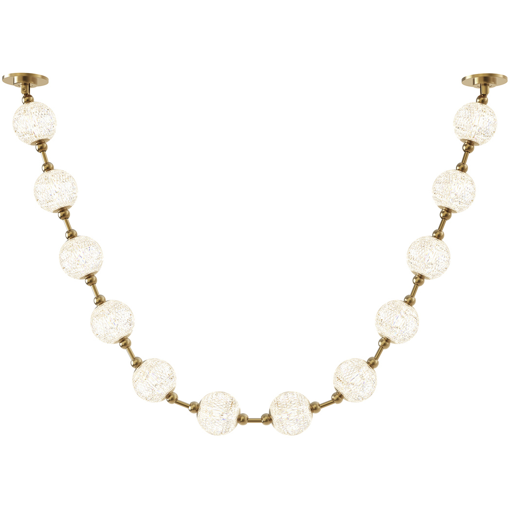 Marni LED 4.38 inch Natural Brass Pendant Ceiling Light