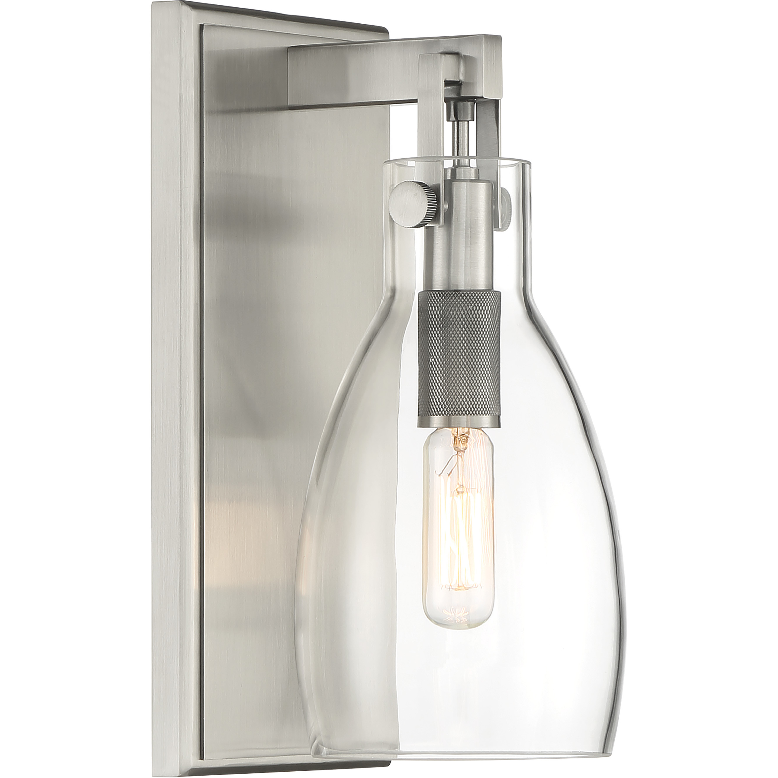 Tiberia 1 Light 5 inch Plated Pewter Bath Light Wall Light