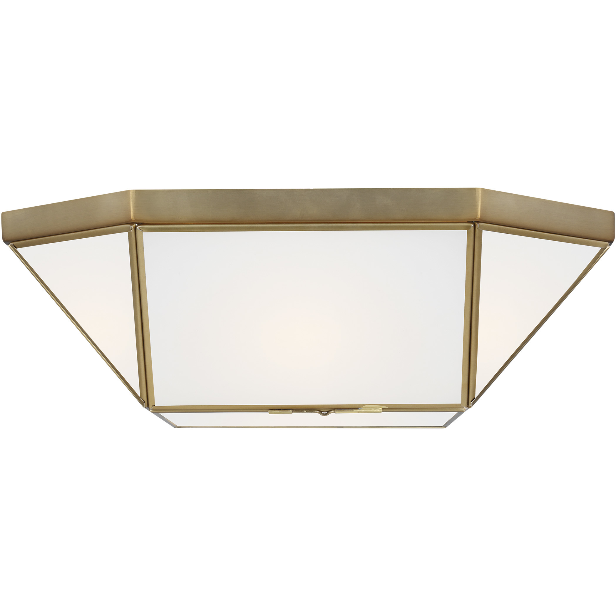 Suzanne Kasler Morrison 2 Light 15.5 inch Satin Brass Flush Mount Ceiling Light
