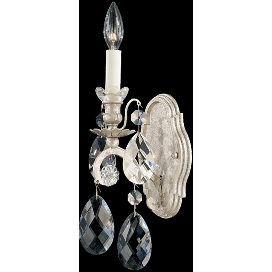 Signature Legacy Renaissance 1 Light 6 inch Antique Silver Wall Sconce Wall Light