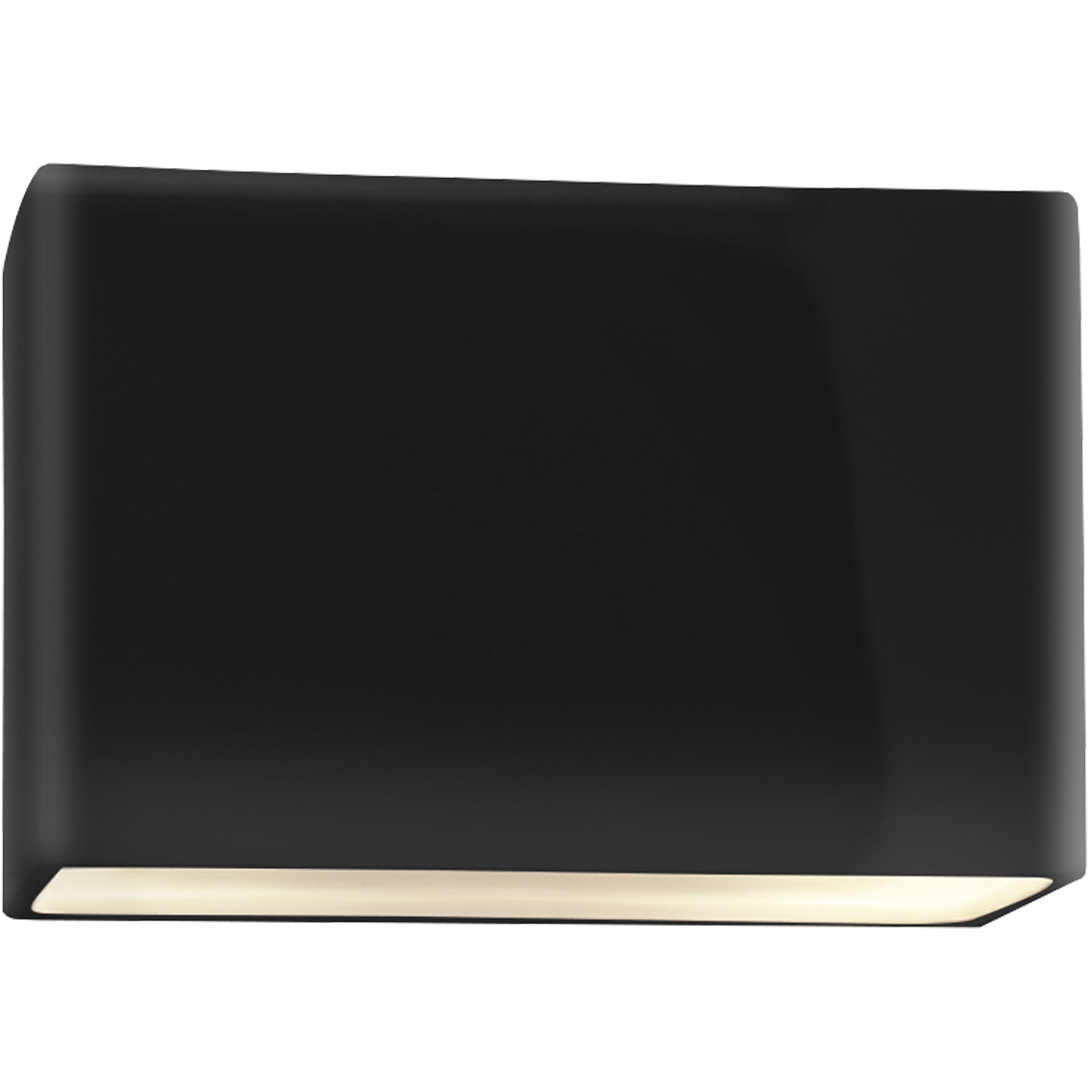 Ambiance Collection LED 10 inch Gloss Black/Matte White Outdoor Wall Sconce