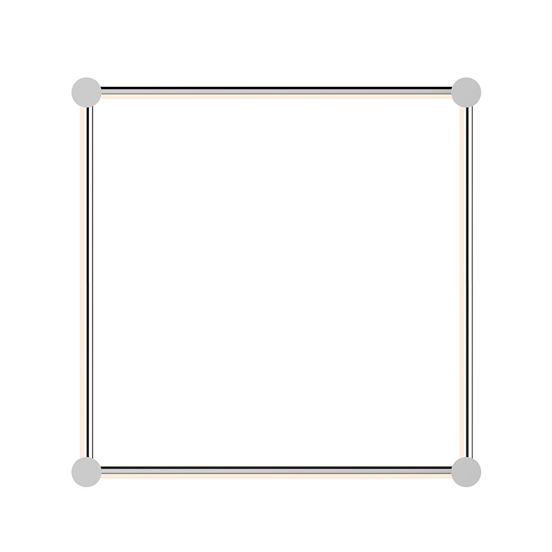 Purolinear 360 LED 26.75 inch Polished Chrome ADA Wall Bar Light Wall Light