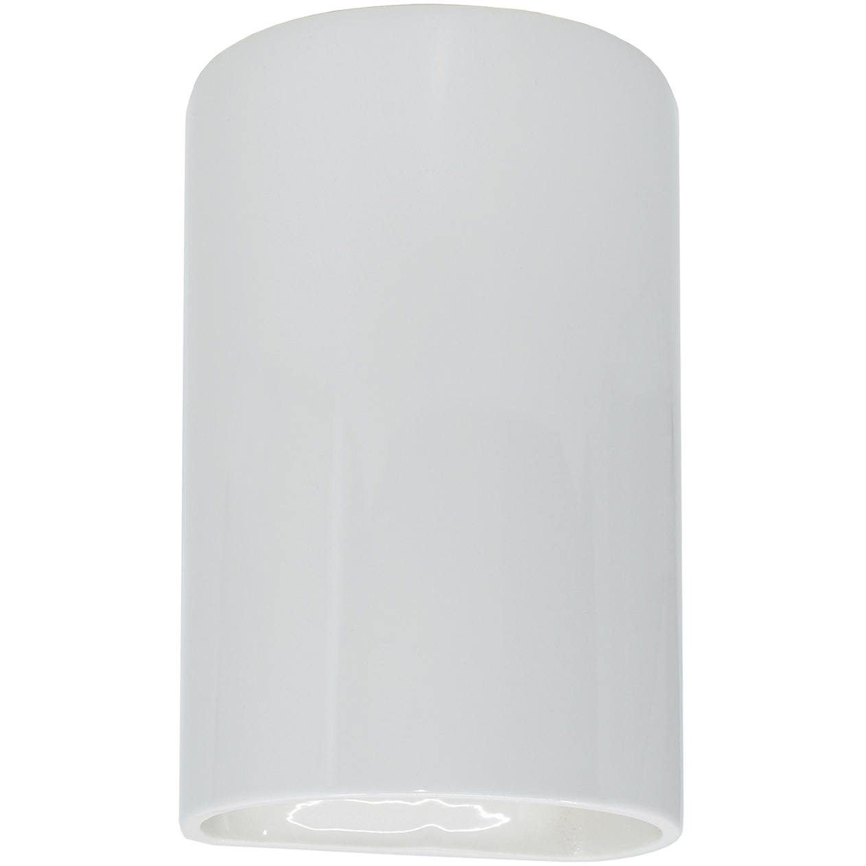 Ambiance 1 Light 5.75 inch Gloss White ADA Wall Sconce Wall Light in Incandescent, Gloss White/Gloss White