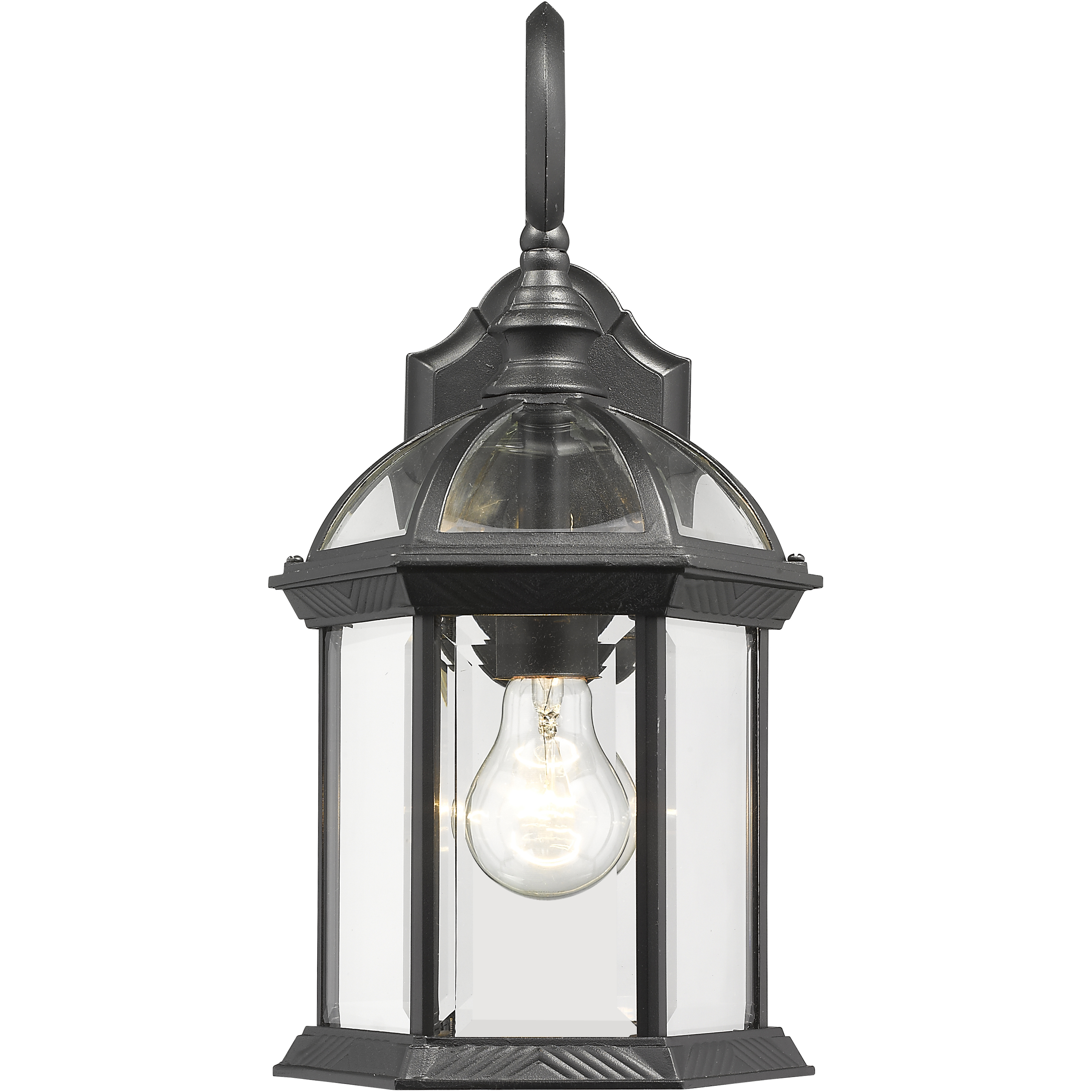Annex 1 Light 15.75 inch Black Outdoor Wall Light