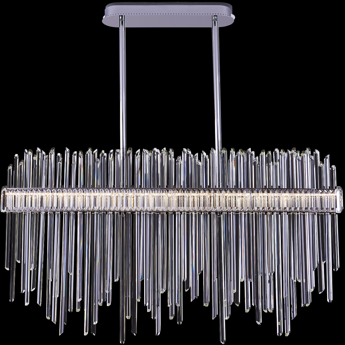 Piovere 6 inch Polished Chrome Pendant Island Light Ceiling Light