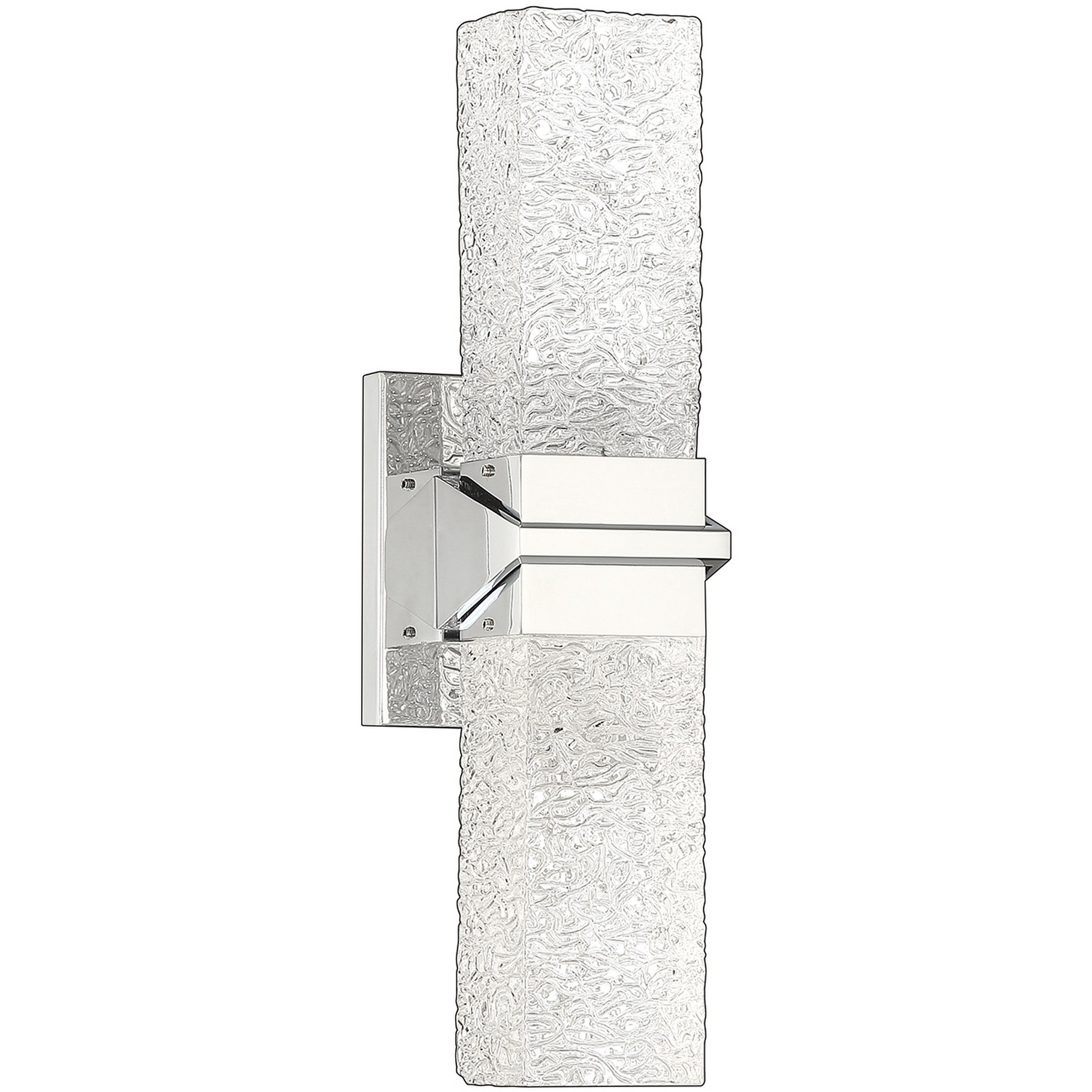 Ice 2 Light 4.75 inch Chrome Vanity Light Wall Light