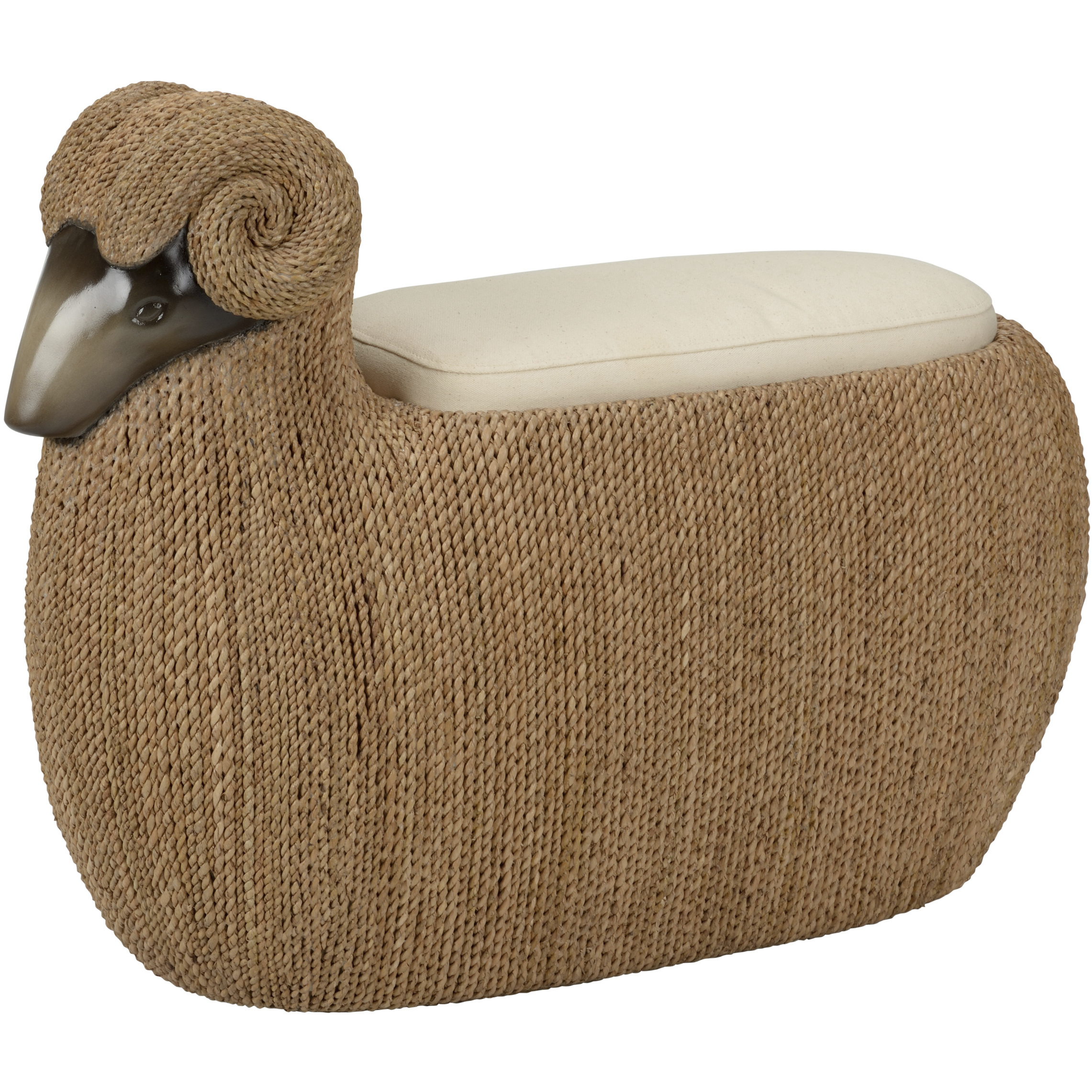 Ram 25 inch Brown Stool