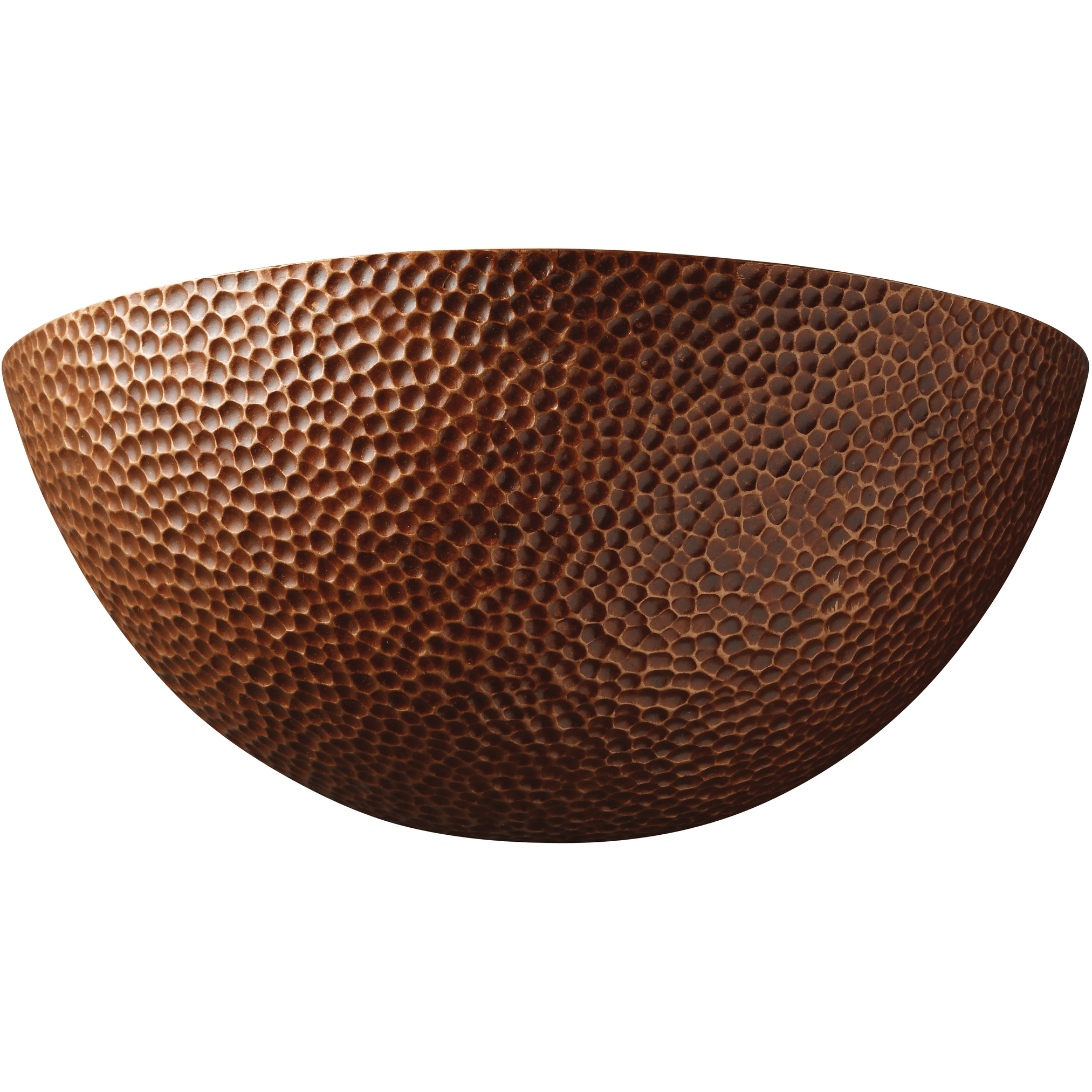 Ambiance Quarter Sphere LED 13.25 inch Antique Gold Wall Sconce Wall Light, Large