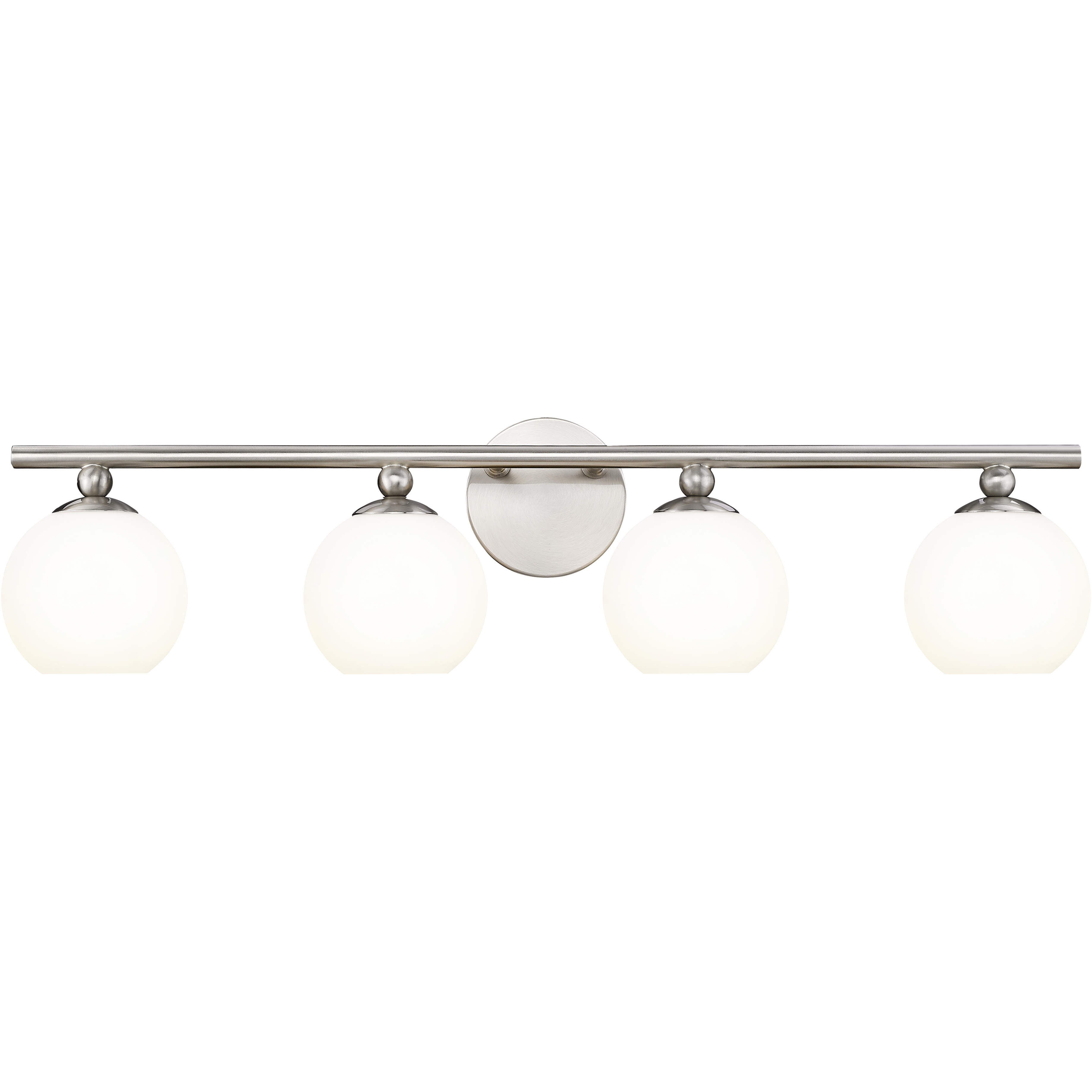 Neoma 4 Light 30 inch Brushed Nickel Vanity Wall Light