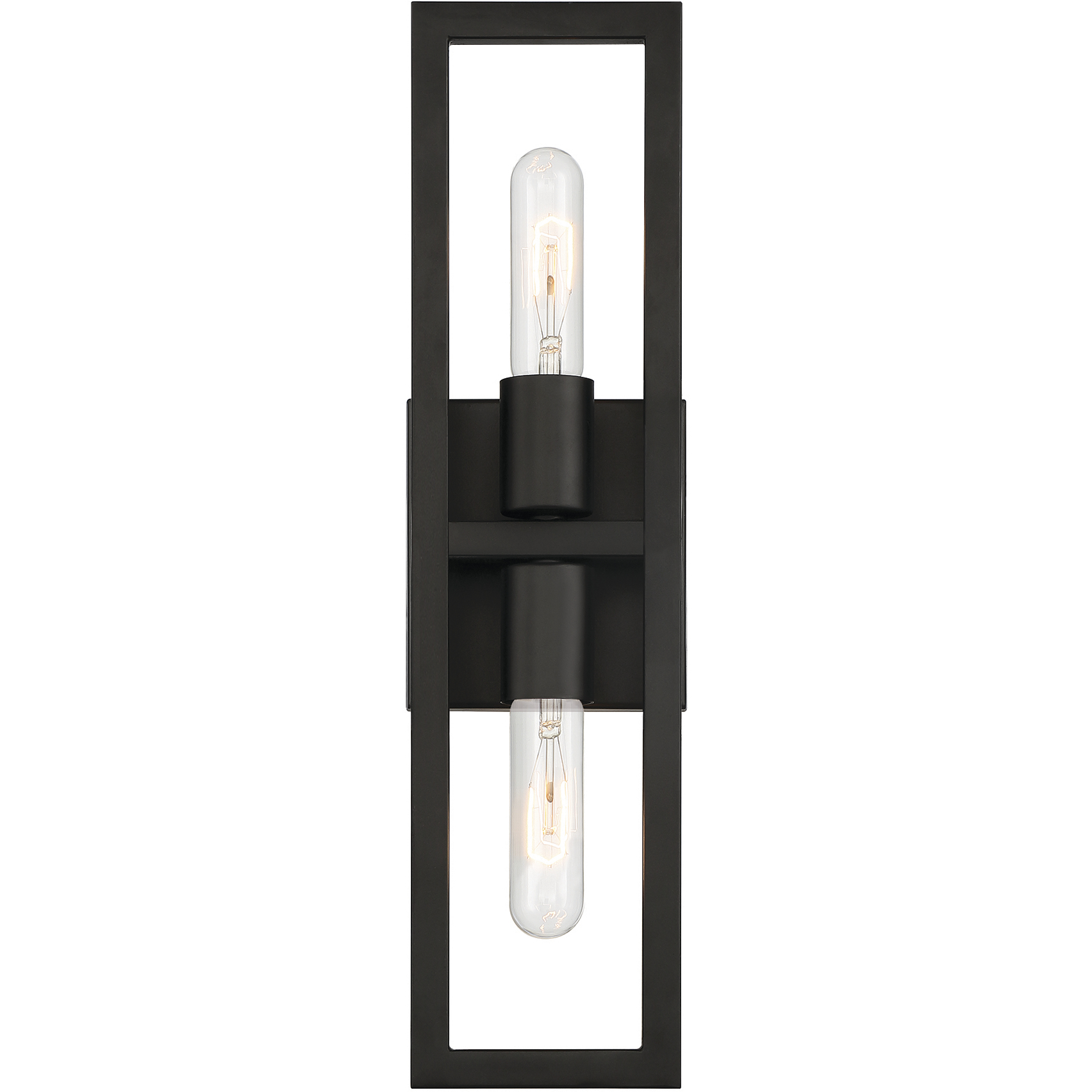 Urban Oasis 2 Light 5 inch Matte Black Wall Sconce Wall Light